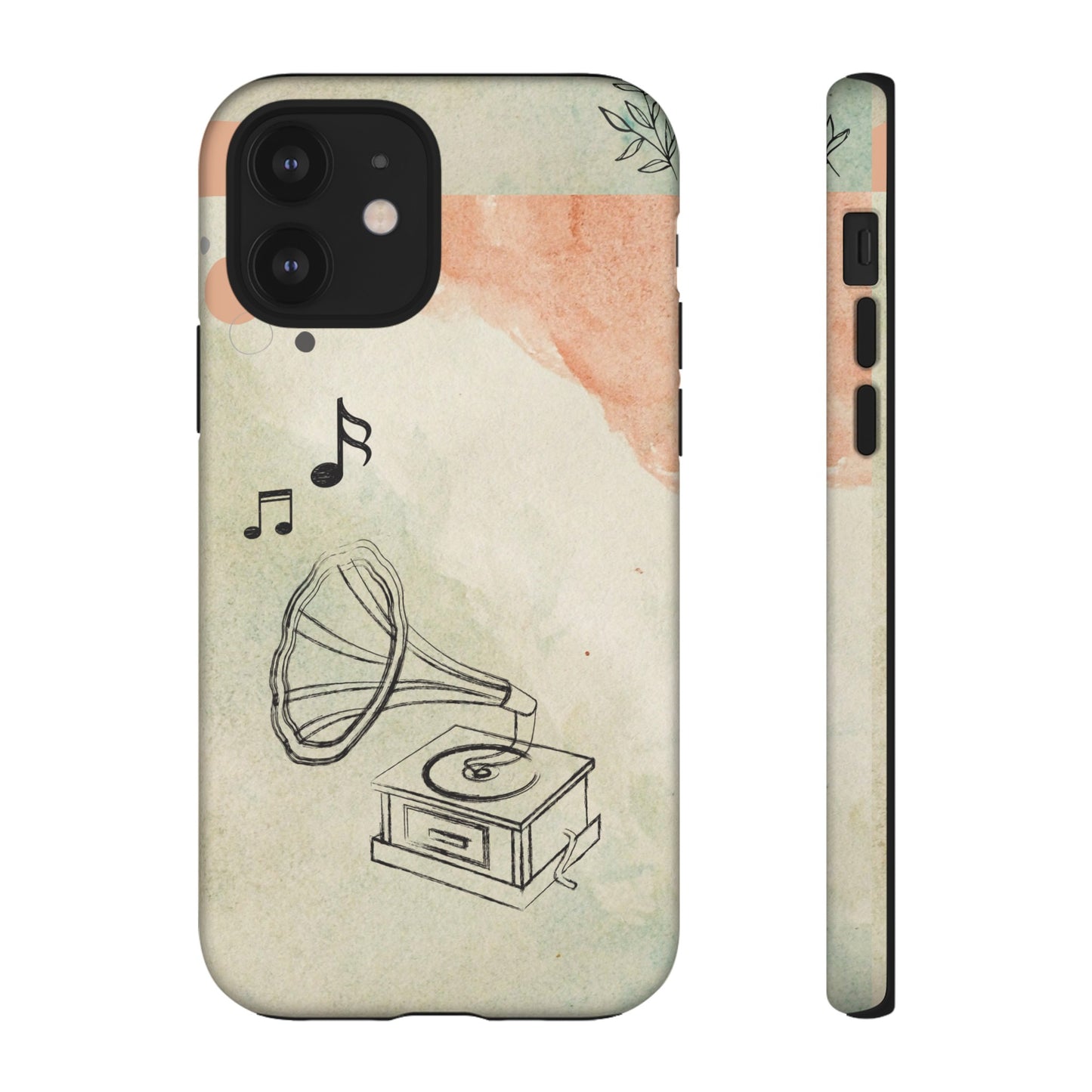 Record Player Wallpaper Phone Case | iPhone 15 Plus/ Pro, 14, 13, 12| Google Pixel 7, Pro, 5| Samsung Galaxy S23 All Major Phone Models