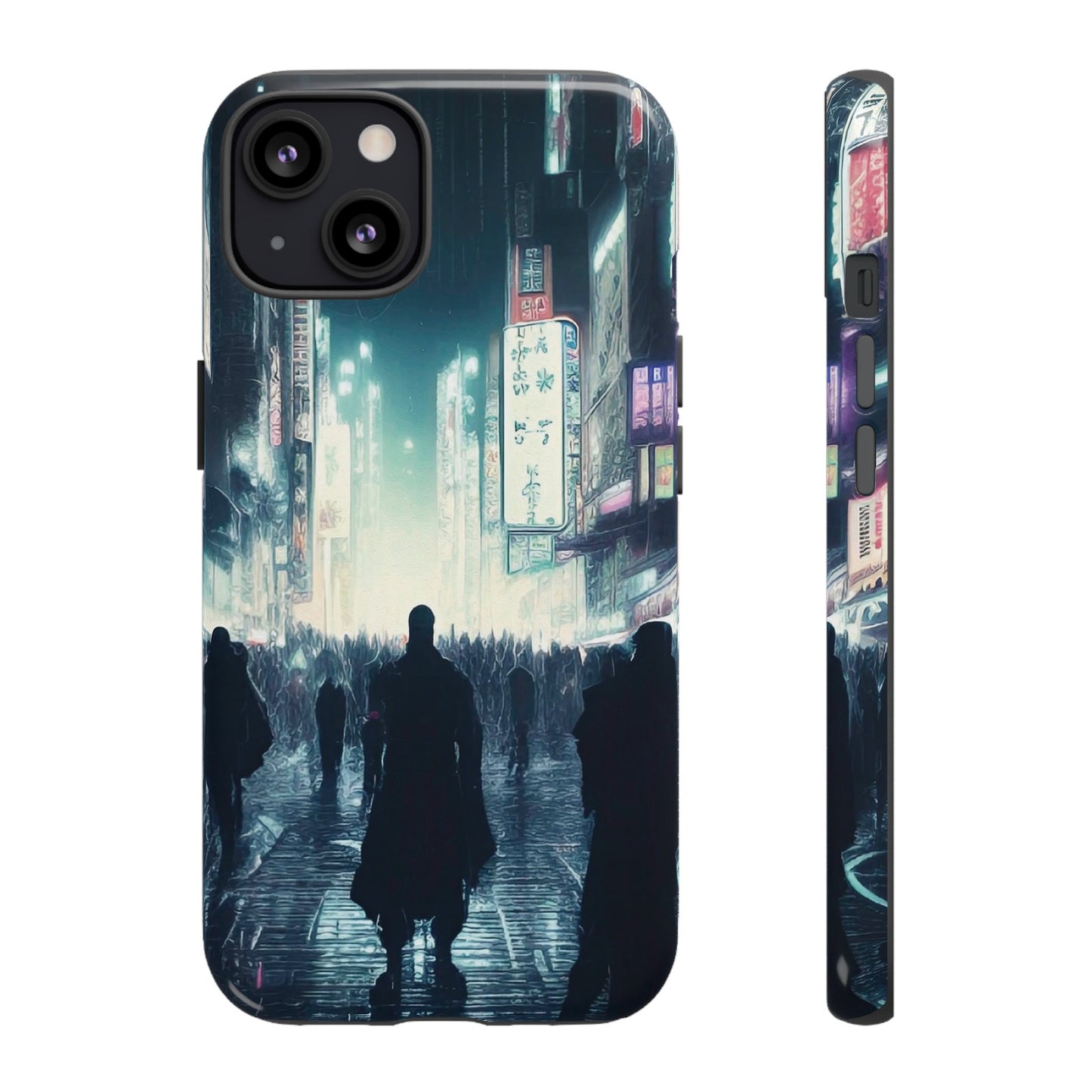 Strangers in the City Wallpaper Phone Case | iPhone 15 Plus/ Pro, 14, 13, 12| Google Pixel 7, Pro, 5| Samsung Galaxy S23 All Major Phone Models