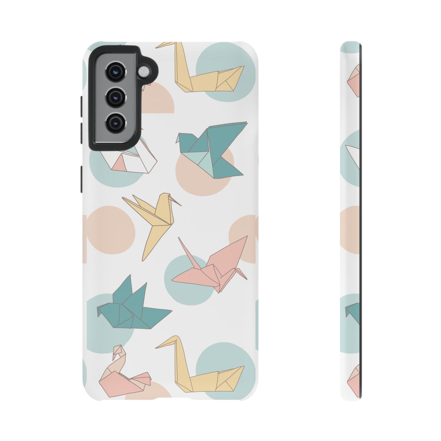 Origami Wallpaper Phone Case | iPhone 15 Plus/ Pro, 14, 13, 12| Google Pixel 7, Pro, 5| Samsung Galaxy S23 All Major Phone Models