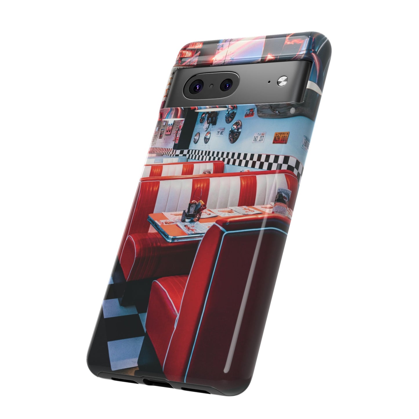 Diner Wallpaper Phone Case | iPhone 15 Plus/ Pro, 14, 13, 12| Google Pixel 7, Pro, 5| Samsung Galaxy S23 All Major Phone Models