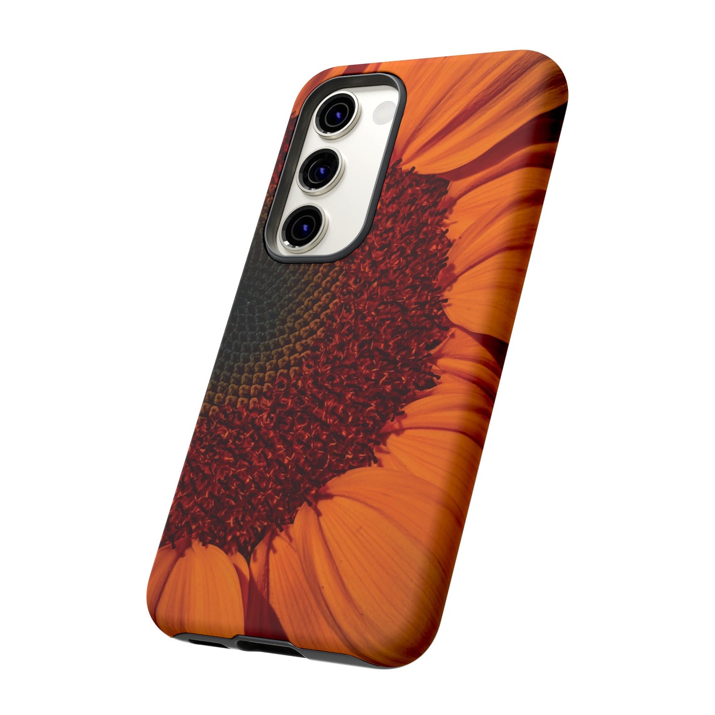 Orange Sunflower Wallpaper Phone Case | iPhone 15 Plus/ Pro, 14, 13, 12| Google Pixel 7, Pro, 5| Samsung Galaxy S23 All Major Phone Models