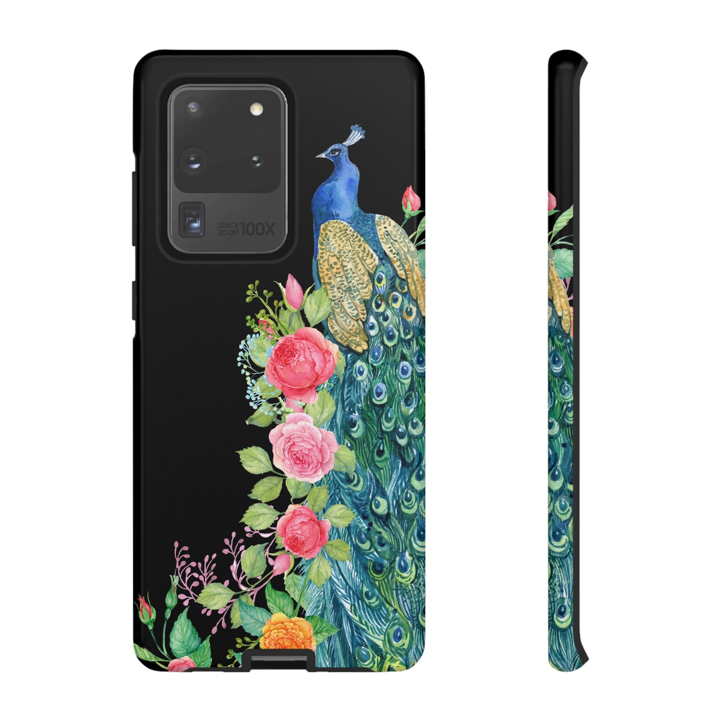 Peacock Wallpaper Phone Case | iPhone 15 Plus/ Pro, 14, 13, 12| Google Pixel 7, Pro, 5| Samsung Galaxy S23 All Major Phone Models