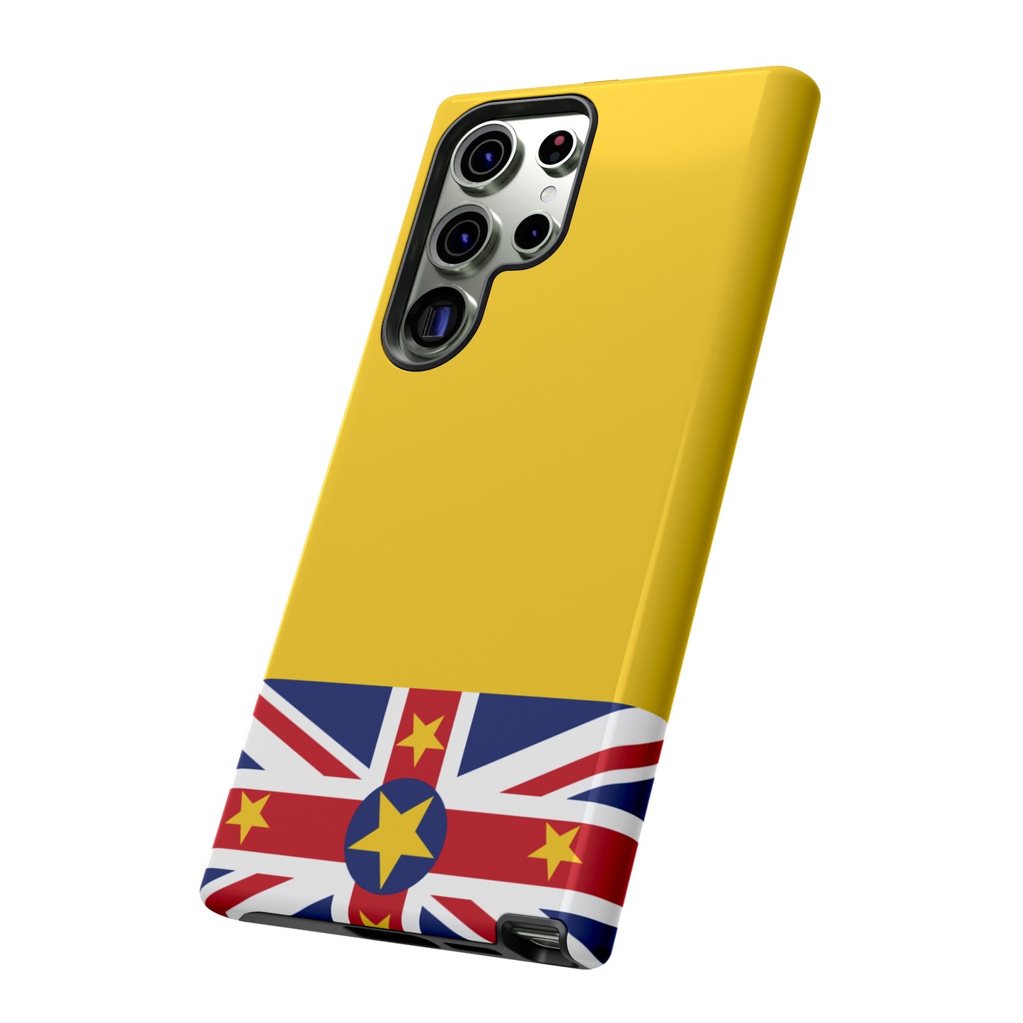 Niue New Zealand Flag Phone Case | iPhone 15 Plus/ Pro, 14, 13, 12| Google Pixel 7, Pro, 5| Samsung Galaxy S23 All Major Phone Models