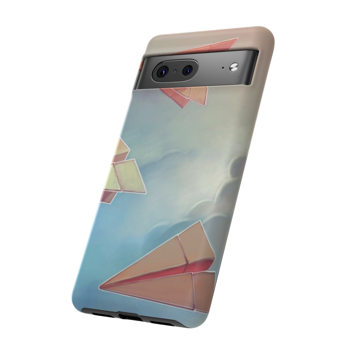 Paper Plane Wallpaper Phone Case | iPhone 15 Plus/ Pro, 14, 13, 12| Google Pixel 7, Pro, 5| Samsung Galaxy S23 All Major Phone Models