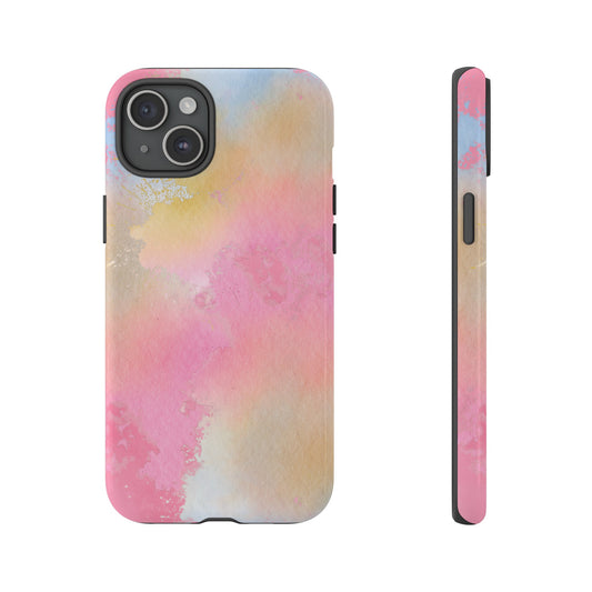 Soft Pastel Splash Wallpaper Phone Case | iPhone 15 Plus/ Pro, 14, 13, 12| Google Pixel 7, Pro, 5| Samsung Galaxy S23 All Major Phone Models