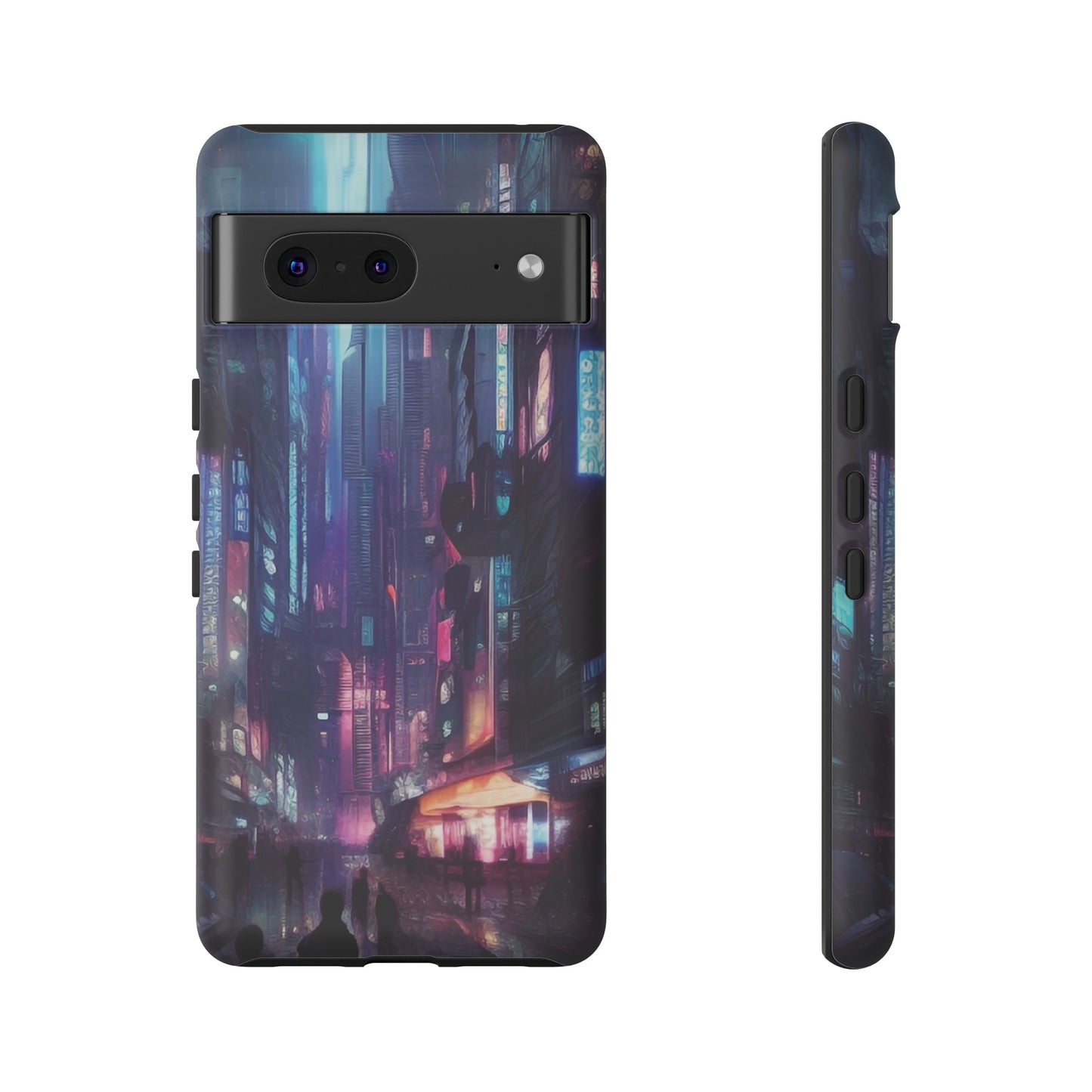 Futuristic Sci-Fi City Wallpaper Phone Case | iPhone 15 Plus/ Pro, 14, 13, 12| Google Pixel 7, Pro, 5| Samsung Galaxy S23 All Major Phone Models