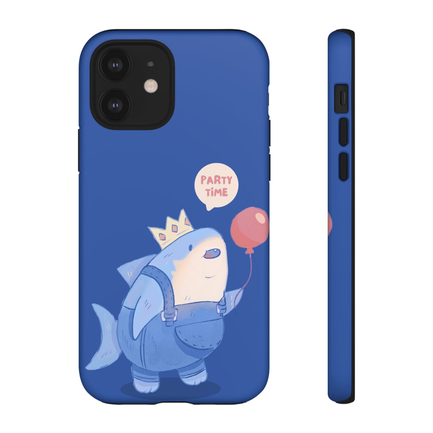 Shark Party Time Phone Case | iPhone 15 Plus/ Pro, 14, 13, 12| Google Pixel 7, Pro, 5| Samsung Galaxy S23 All Major Phone Models