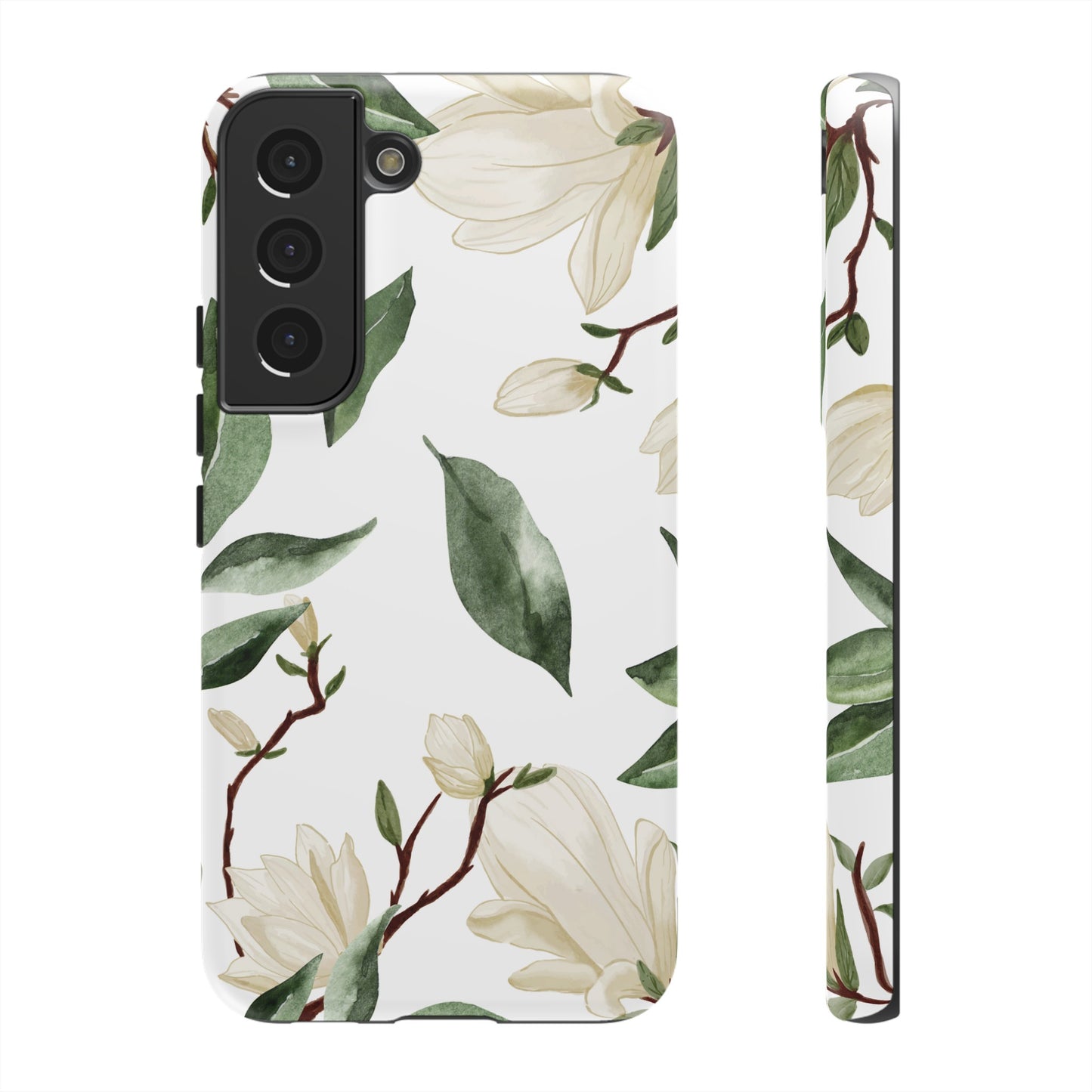 Light Floral Wallpaper Phone Case | iPhone 15 Plus/ Pro, 14, 13, 12| Google Pixel 7, Pro, 5| Samsung Galaxy S23 All Major Phone Models