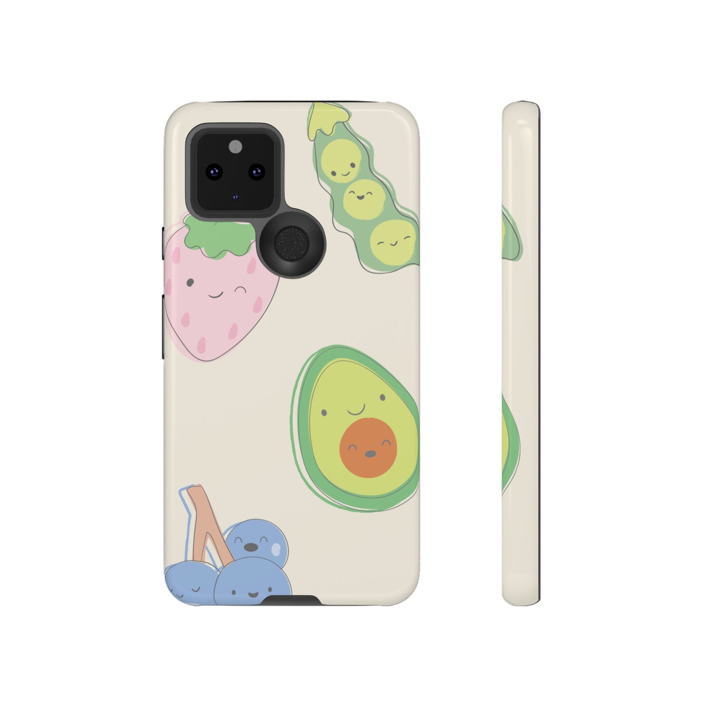 Happy Food Wallpaper Phone Case | iPhone 15 Plus/ Pro, 14, 13, 12| Google Pixel 7, Pro, 5| Samsung Galaxy S23 All Major Phone Models