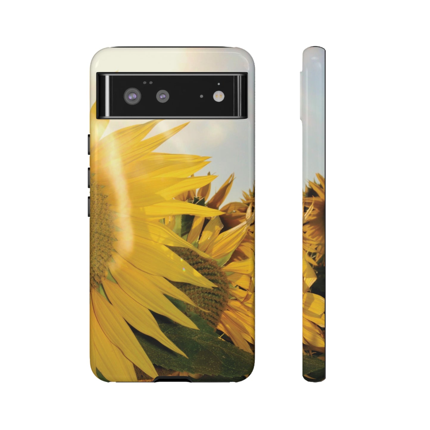 Bright Sunflower Wallpaper Phone Case | iPhone 15 Plus/ Pro, 14, 13, 12| Google Pixel 7, Pro, 5| Samsung Galaxy S23 All Major Phone Models