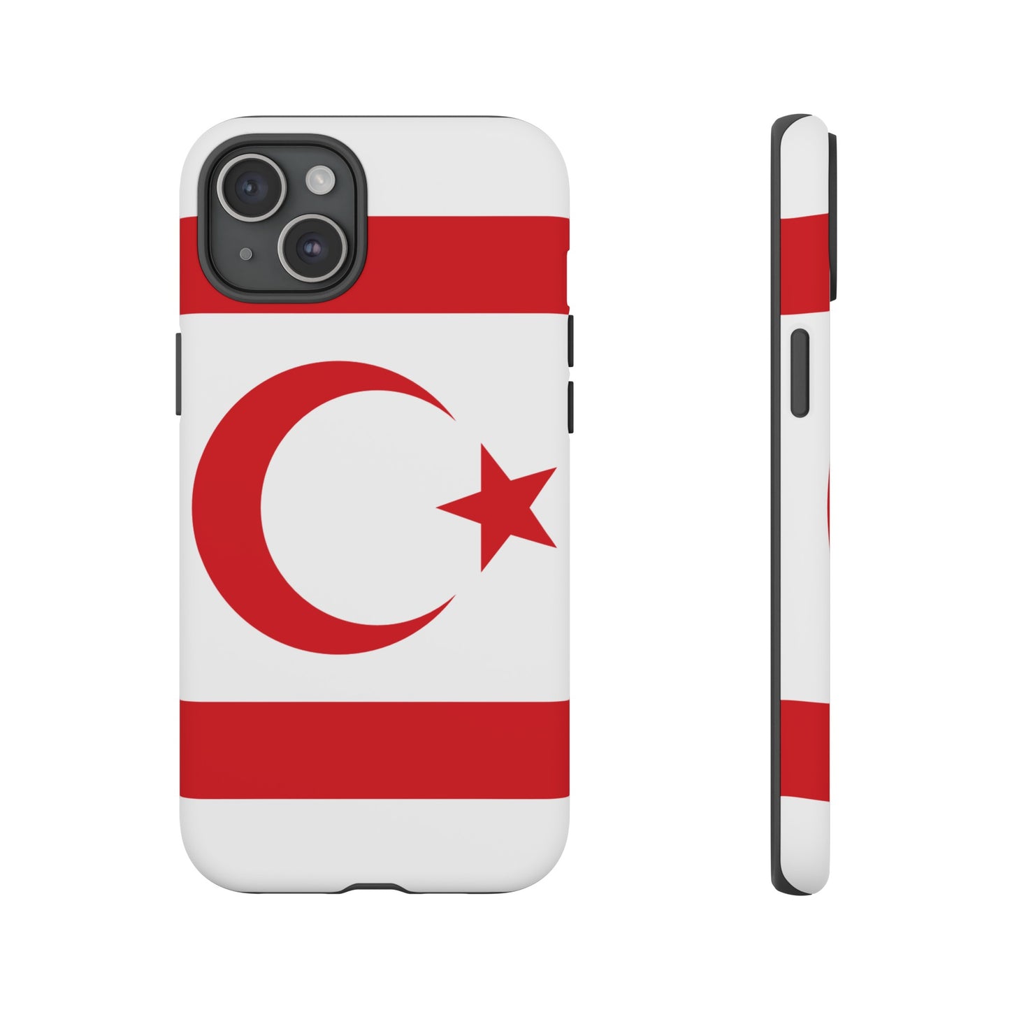 Northern Cyprus Flag Phone Case | iPhone 15 Plus/ Pro, 14, 13, 12| Google Pixel 7, Pro, 5| Samsung Galaxy S23 All Major Phone Models