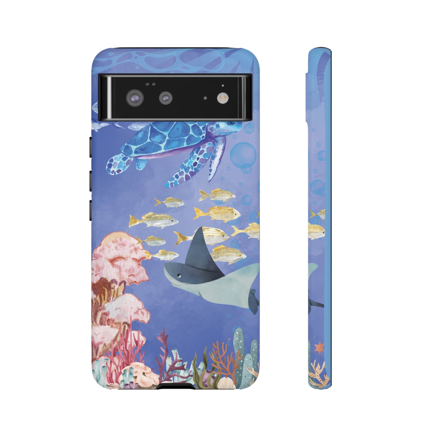 Underwater Scene Wallpaper Phone Case | iPhone 15 Plus/ Pro, 14, 13, 12| Google Pixel 7, Pro, 5| Samsung Galaxy S23 All Major Phone Models