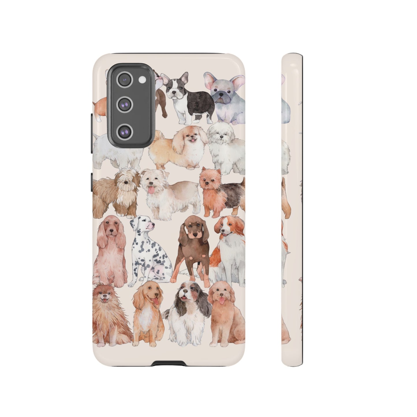 Dog Collage Wallpaper Phone Case | iPhone 15 Plus/ Pro, 14, 13, 12| Google Pixel 7, Pro, 5| Samsung Galaxy S23 All Major Phone Models