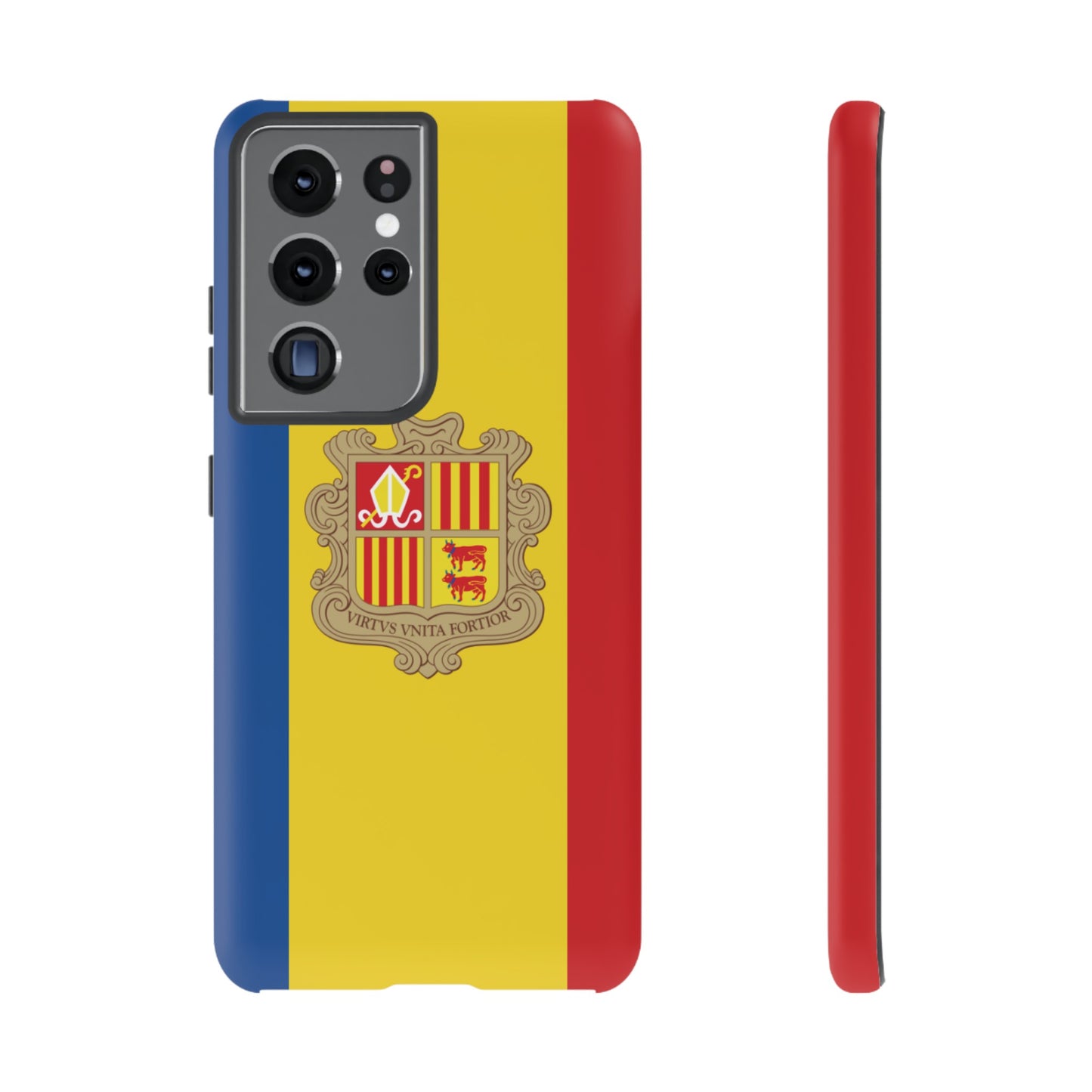 Andorra Flag Phone Case | iPhone 15 Plus/ Pro, 14, 13, 12| Google Pixel 7, Pro, 5| Samsung Galaxy S23 All Major Phone Models