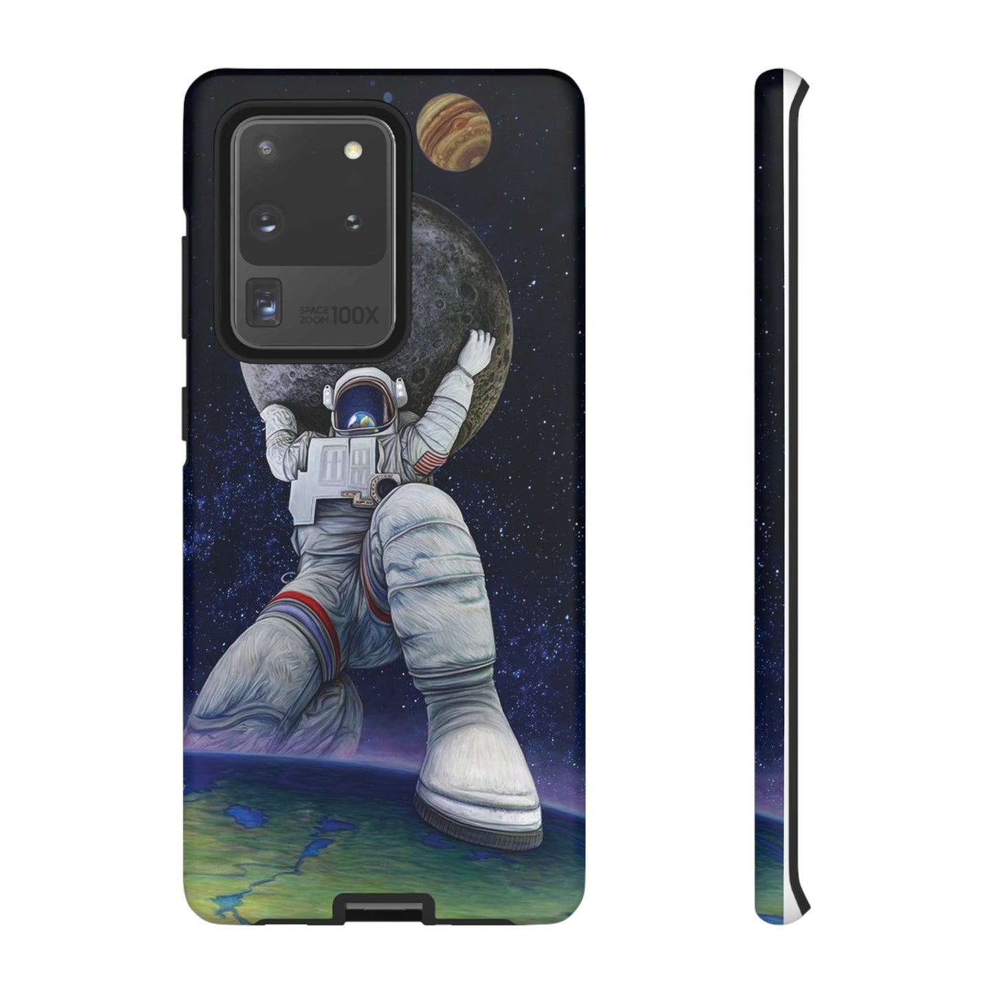 Astronaut Holding The Moon Phone Case | iPhone 15 Plus/ Pro, 14, 13, 12| Google Pixel 7, Pro, 5| Samsung Galaxy S23 All Major Phone Models