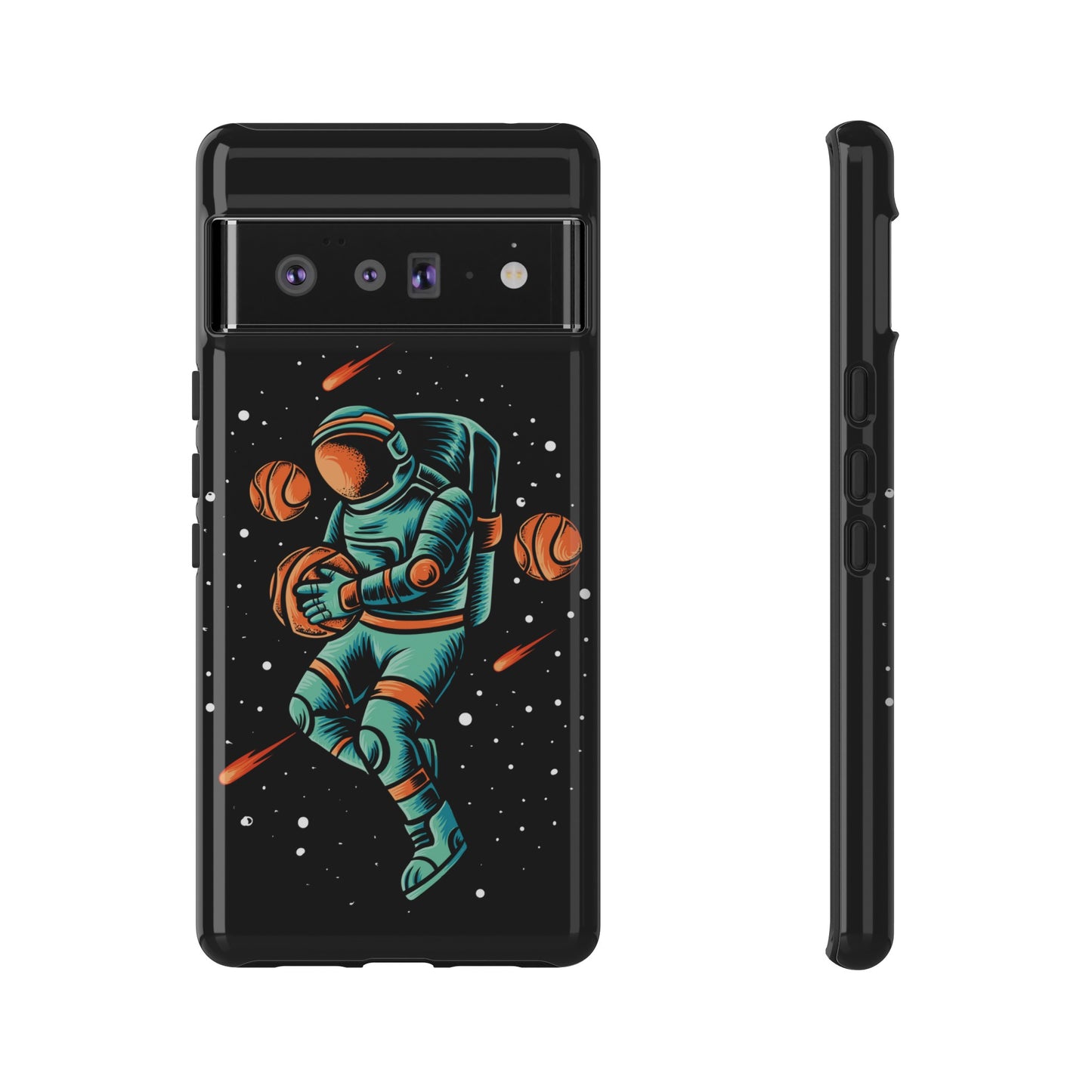 Space Basketball Phone Case | iPhone 15 Plus/ Pro, 14, 13, 12| Google Pixel 7, Pro, 5| Samsung Galaxy S23 All Major Phone Models