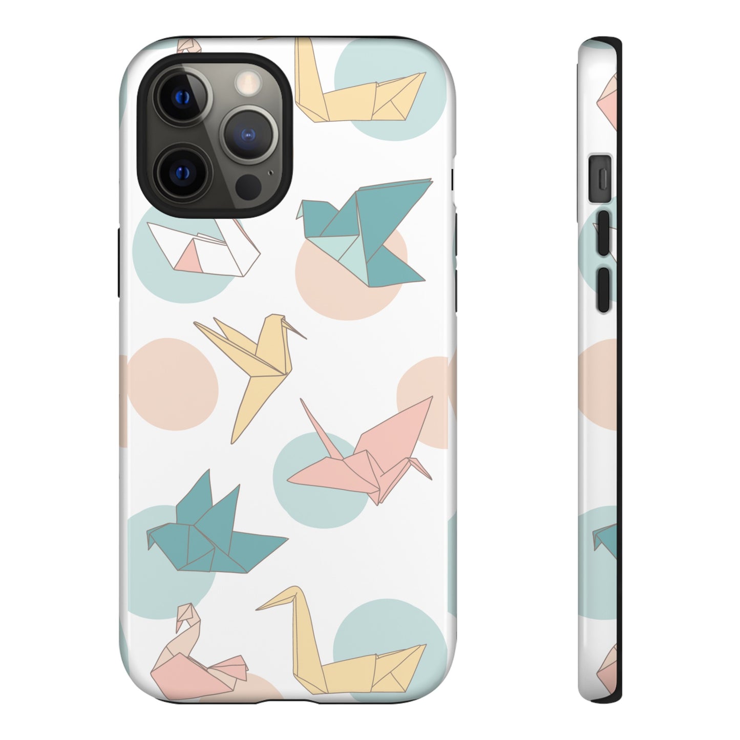 Origami Wallpaper Phone Case | iPhone 15 Plus/ Pro, 14, 13, 12| Google Pixel 7, Pro, 5| Samsung Galaxy S23 All Major Phone Models