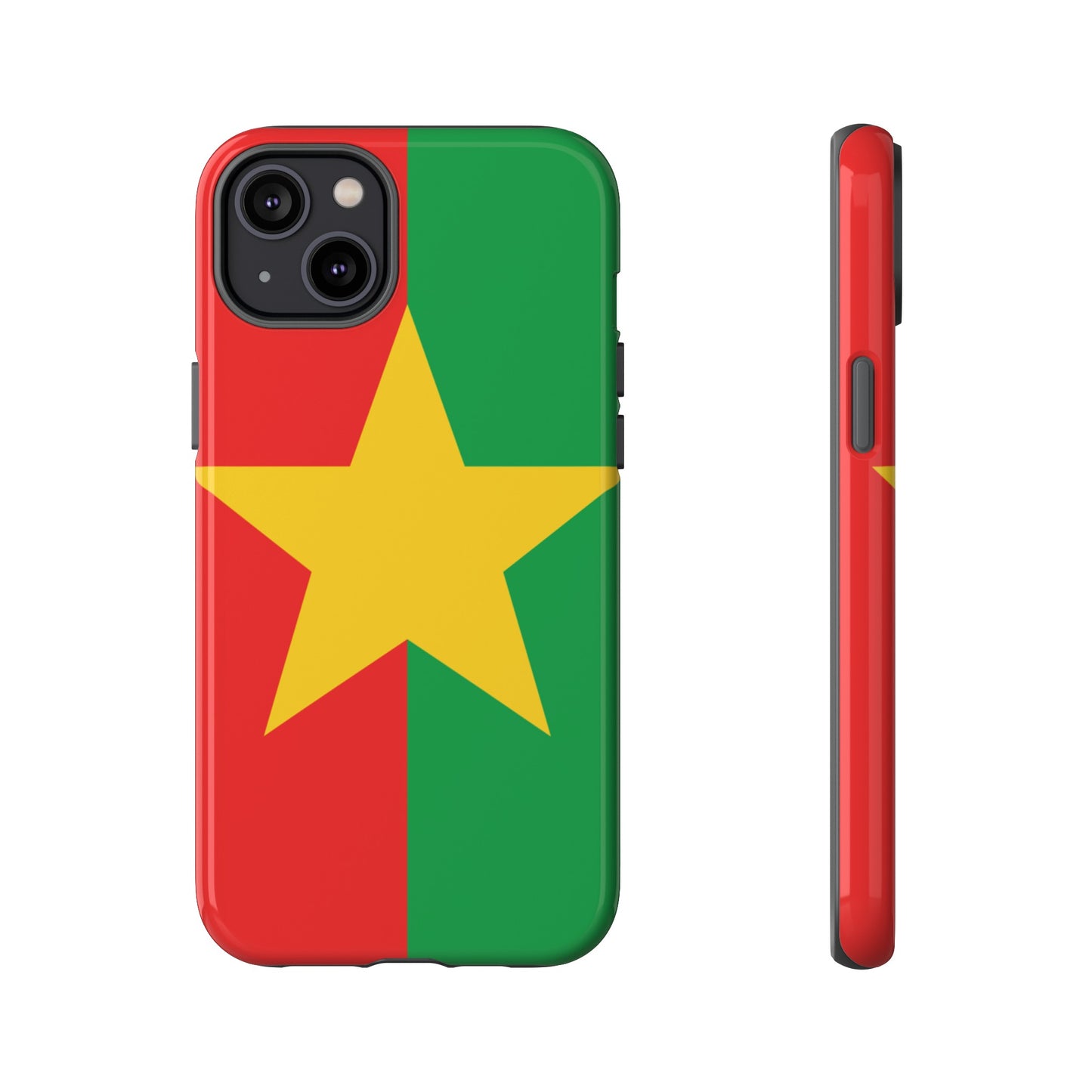 Burkina Faso Flag Phone Case | iPhone 15 Plus/ Pro, 14, 13, 12| Google Pixel 7, Pro, 5| Samsung Galaxy S23 All Major Phone Models