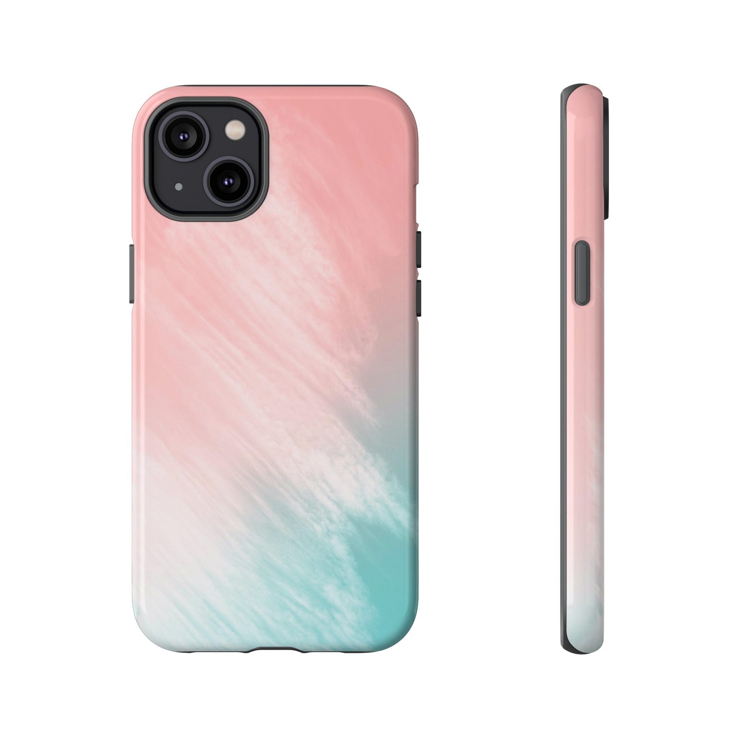 Soft Pink And Blue Wallpaper Phone Case | iPhone 15 Plus/ Pro, 14, 13, 12| Google Pixel 7, Pro, 5| Samsung Galaxy S23 All Major Phone Models