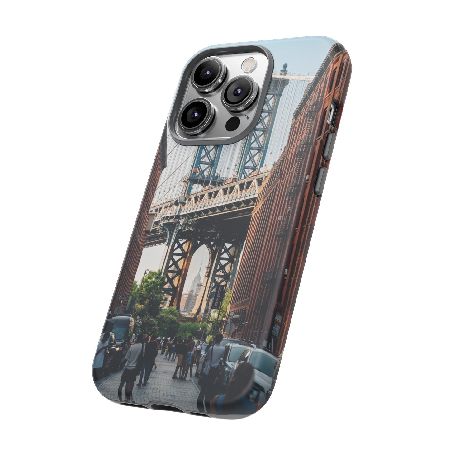 Stunning Brooklyn Bridge Wallpaper Phone Case | iPhone 15 Plus/ Pro, 14, 13, 12| Google Pixel 7, Pro, 5| Samsung Galaxy S23 All Major Phone Models