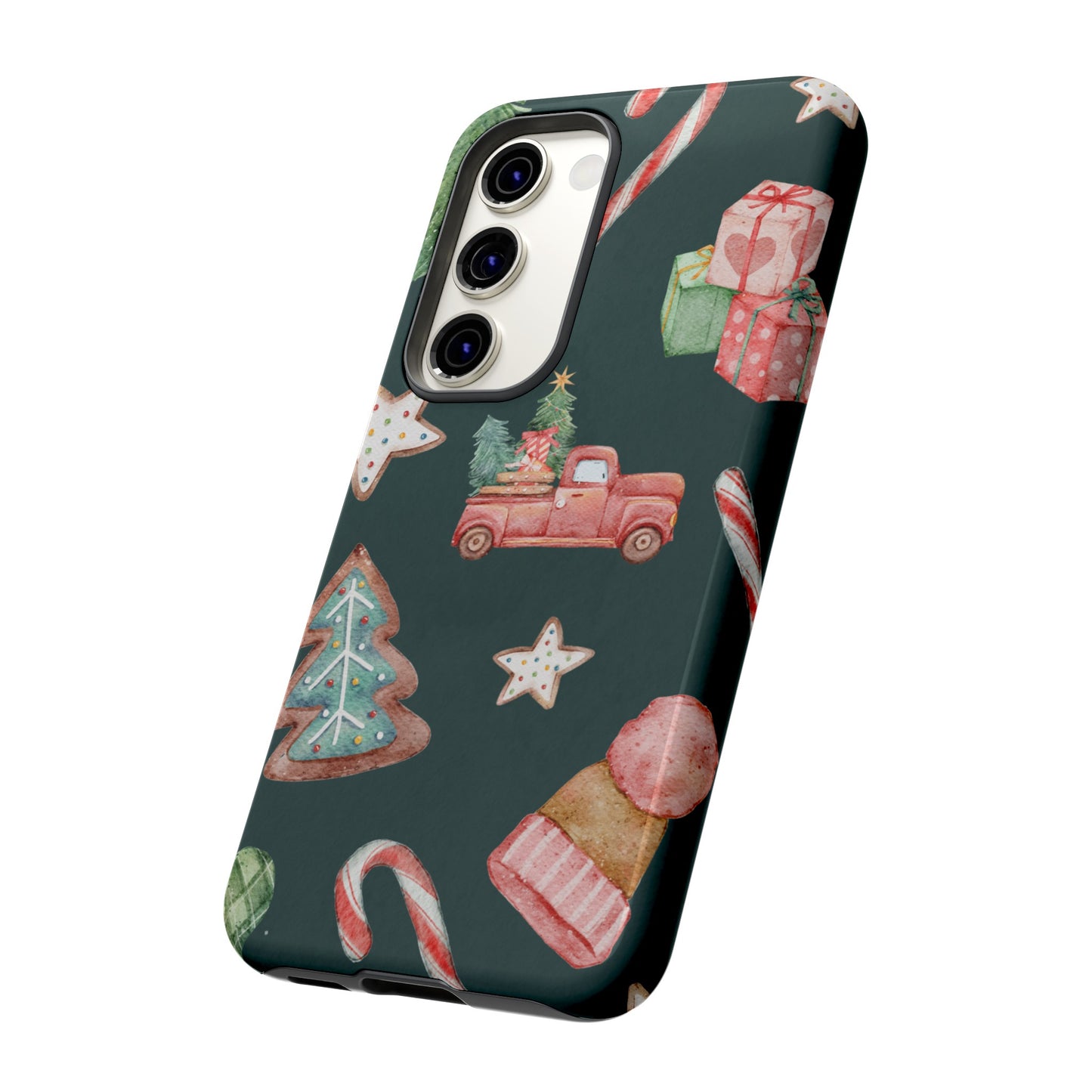 Festive Christmas Wallpaper Phone Case | iPhone 15 Plus/ Pro, 14, 13, 12| Google Pixel 7, Pro, 5| Samsung Galaxy S23 All Major Phone Models