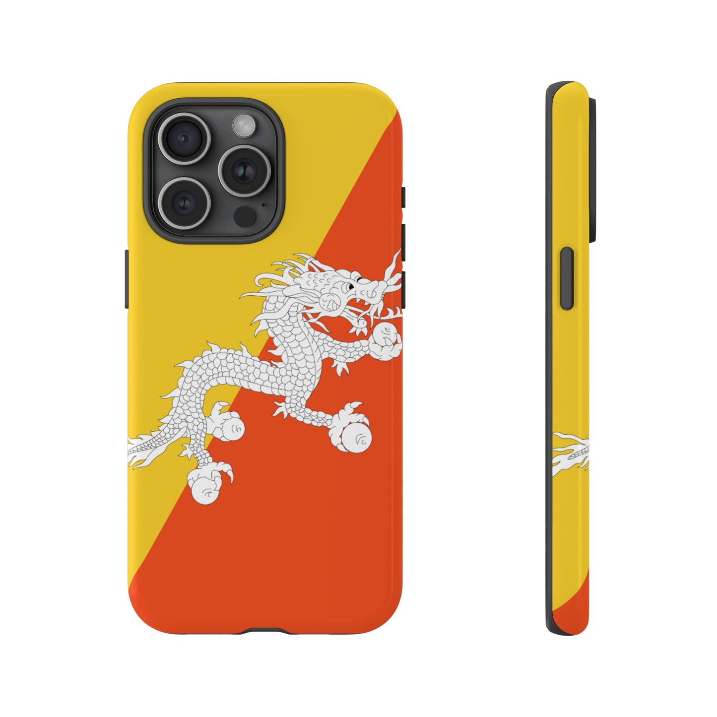 Bhutan Flag Phone Case | iPhone 15 Plus/ Pro, 14, 13, 12| Google Pixel 7, Pro, 5| Samsung Galaxy S23 All Major Phone Models