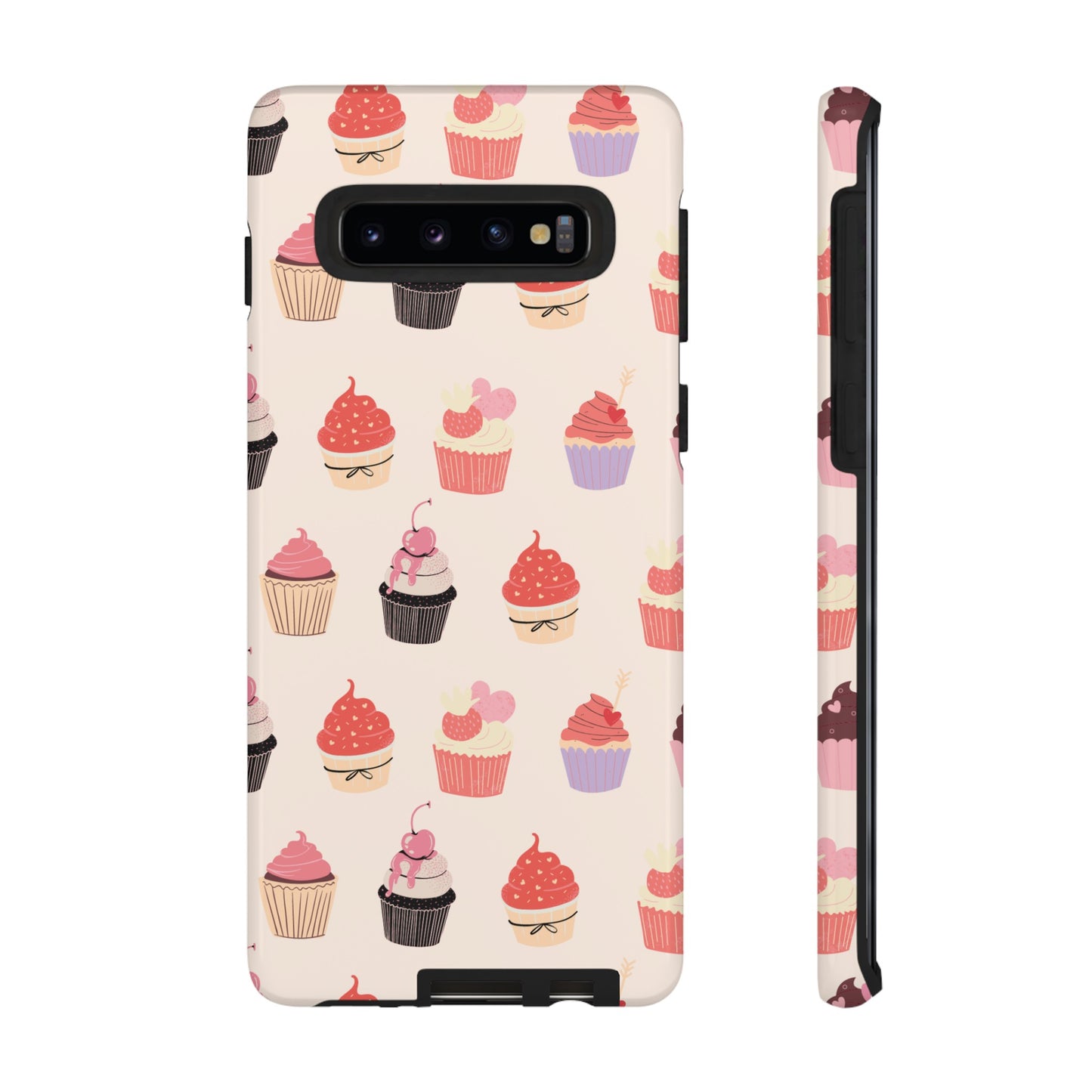 Cupcake Collage Wallpaper Phone Case | iPhone 15 Plus/ Pro, 14, 13, 12| Google Pixel 7, Pro, 5| Samsung Galaxy S23 All Major Phone Models