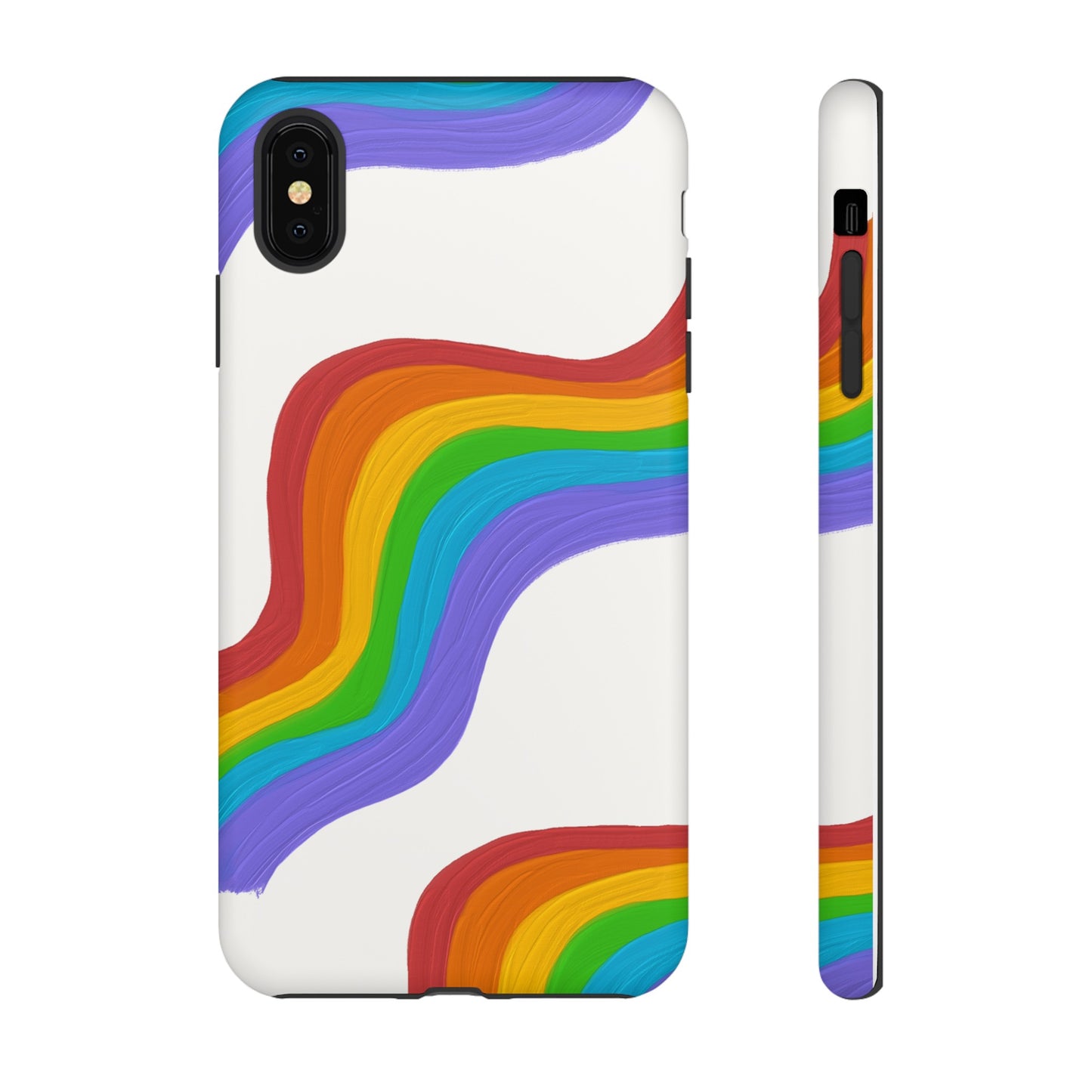 Rainbow Wallpaper Phone Case | iPhone 15 Plus/ Pro, 14, 13, 12| Google Pixel 7, Pro, 5| Samsung Galaxy S23 All Major Phone Models