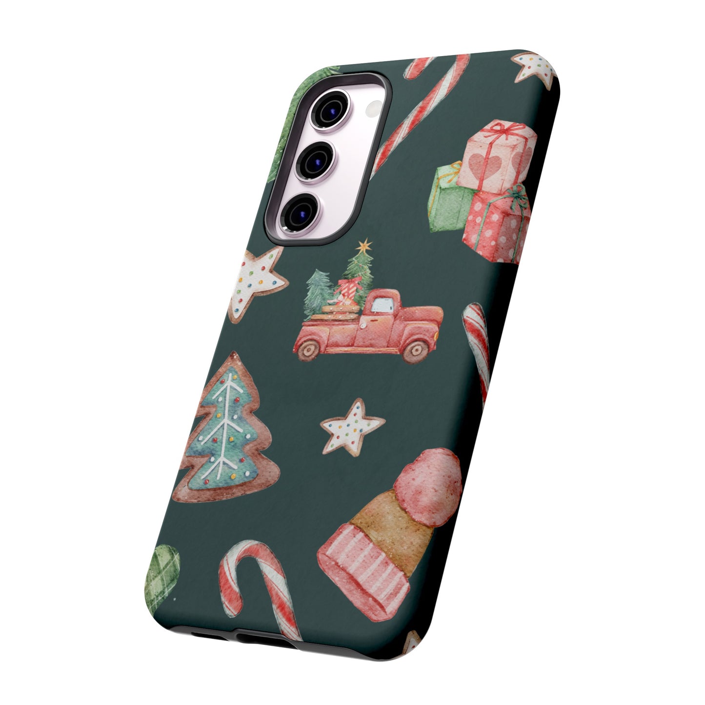 Festive Christmas Wallpaper Phone Case | iPhone 15 Plus/ Pro, 14, 13, 12| Google Pixel 7, Pro, 5| Samsung Galaxy S23 All Major Phone Models