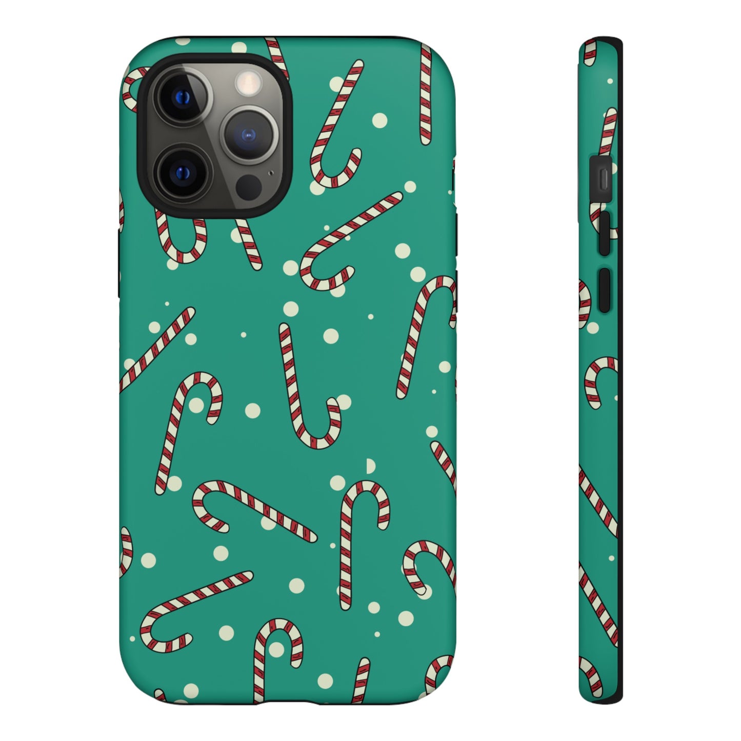 Candycane Wallpaper Phone Case | iPhone 15 Plus/ Pro, 14, 13, 12| Google Pixel 7, Pro, 5| Samsung Galaxy S23 All Major Phone Models