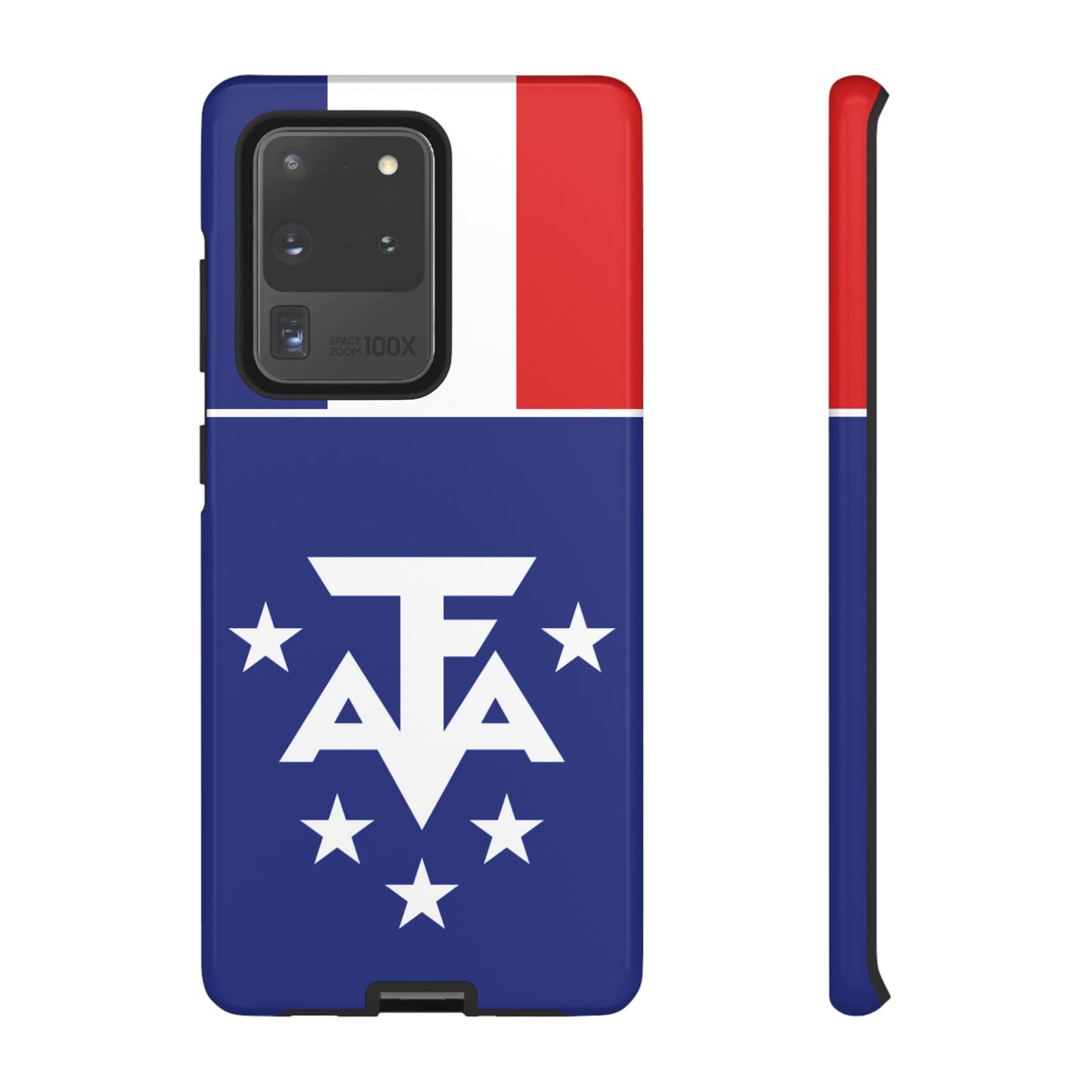 French Southern And Antarctic Lands Flag Phone Case | iPhone 15 Plus/ Pro, 14, 13, 12| Google Pixel 7, Pro, 5| Samsung Galaxy S23 All Major Phone Models