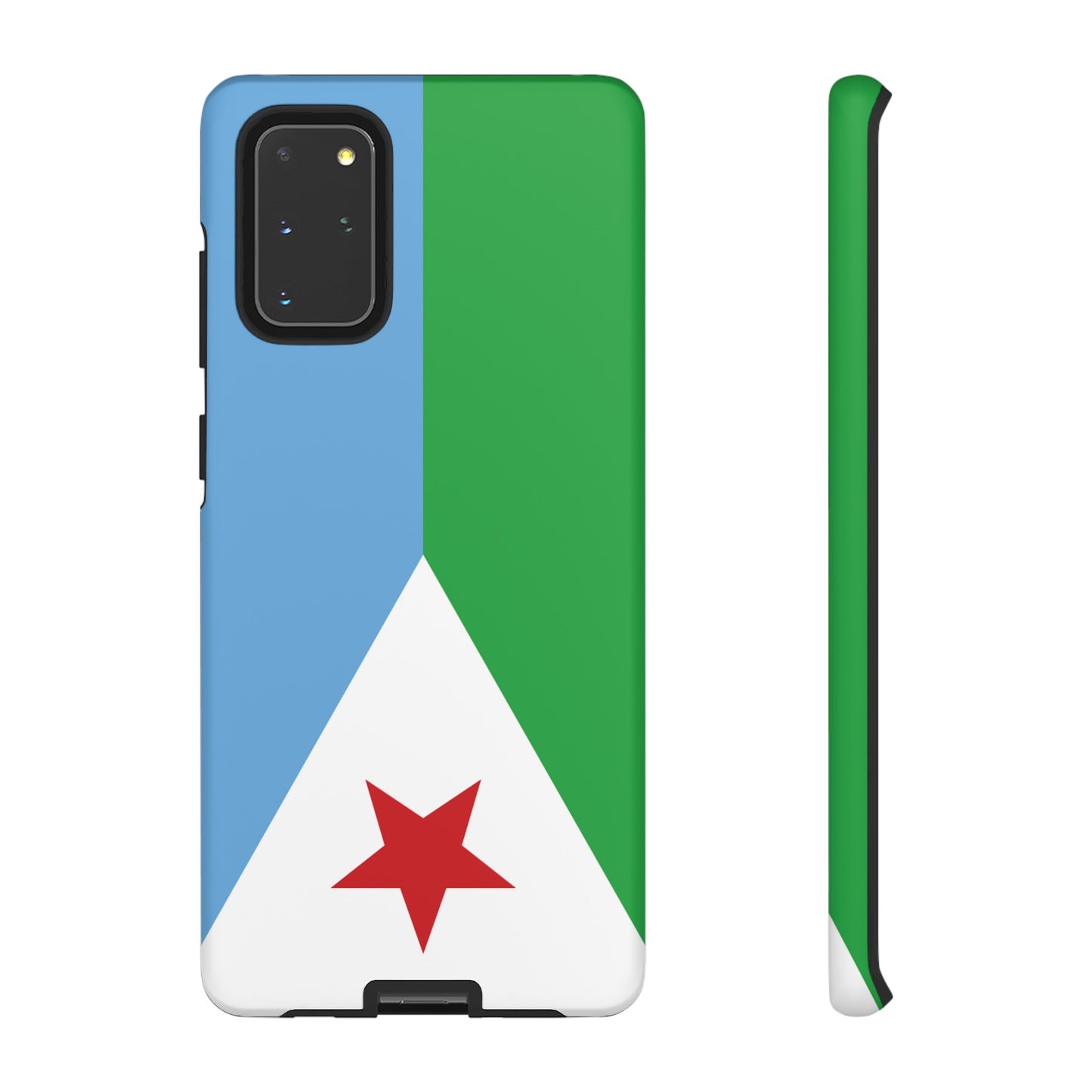 Djibouti Flag Phone Case | iPhone 15 Plus/ Pro, 14, 13, 12| Google Pixel 7, Pro, 5| Samsung Galaxy S23 All Major Phone Models