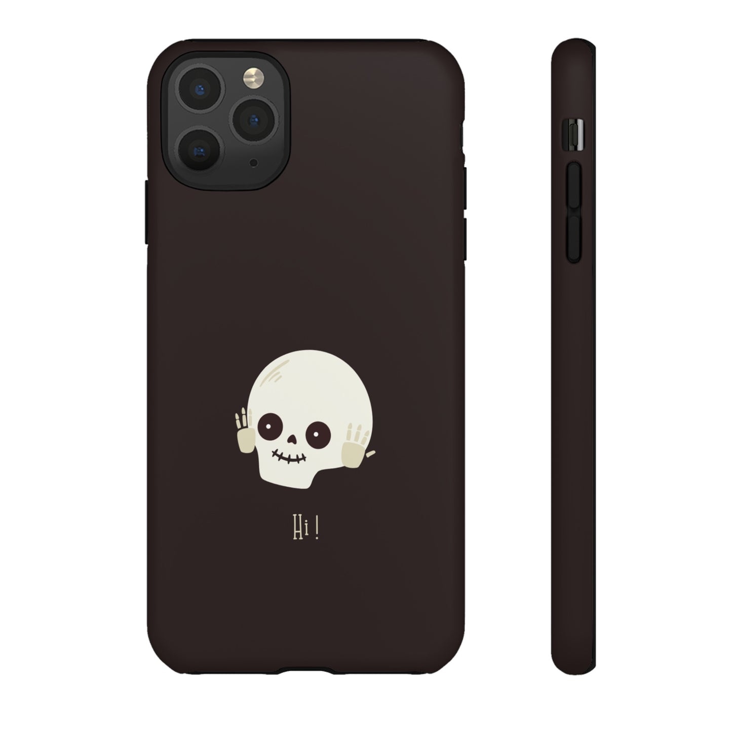 Hello Skull Phone Case | iPhone 15 Plus/ Pro, 14, 13, 12| Google Pixel 7, Pro, 5| Samsung Galaxy S23 All Major Phone Models