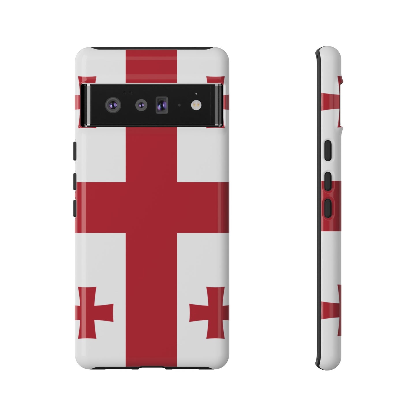 Georgia Flag Phone Case | iPhone 15 Plus/ Pro, 14, 13, 12| Google Pixel 7, Pro, 5| Samsung Galaxy S23 All Major Phone Models