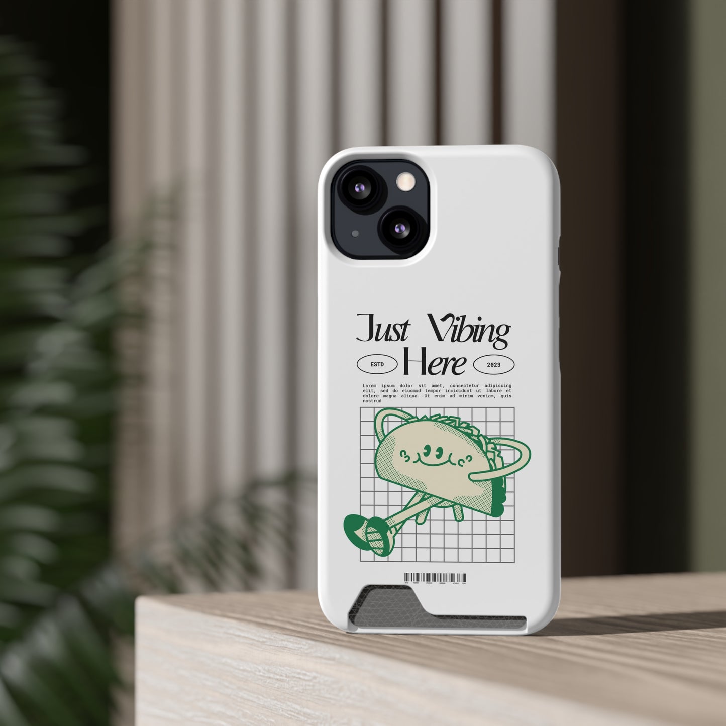 Just Vibing Here Phone Case | iPhone 15 Plus/ Pro, 14, 13, 12|Samsung Galaxy Models