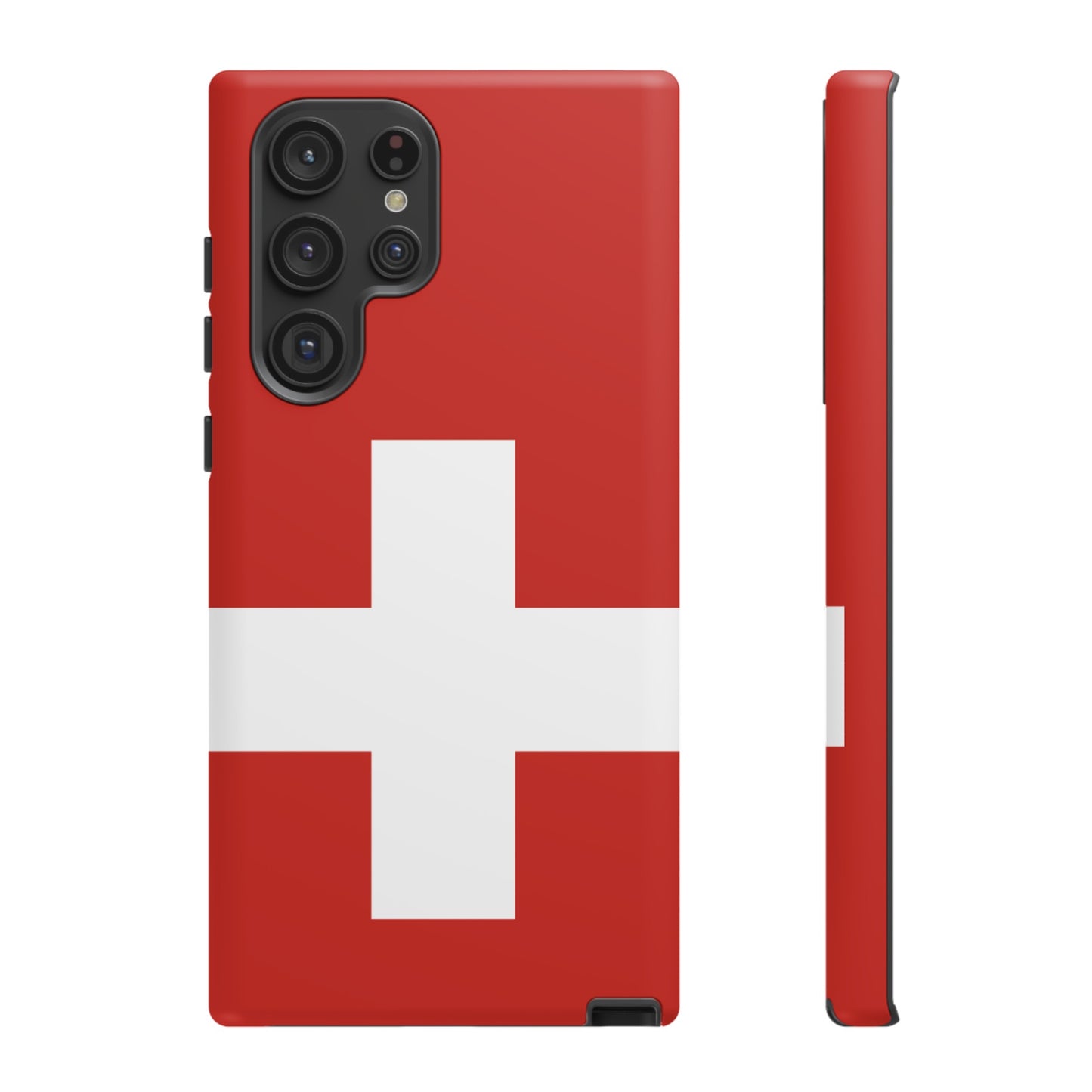 Switzerland Flag Phone Case | iPhone 15 Plus/ Pro, 14, 13, 12| Google Pixel 7, Pro, 5| Samsung Galaxy S23 All Major Phone Models