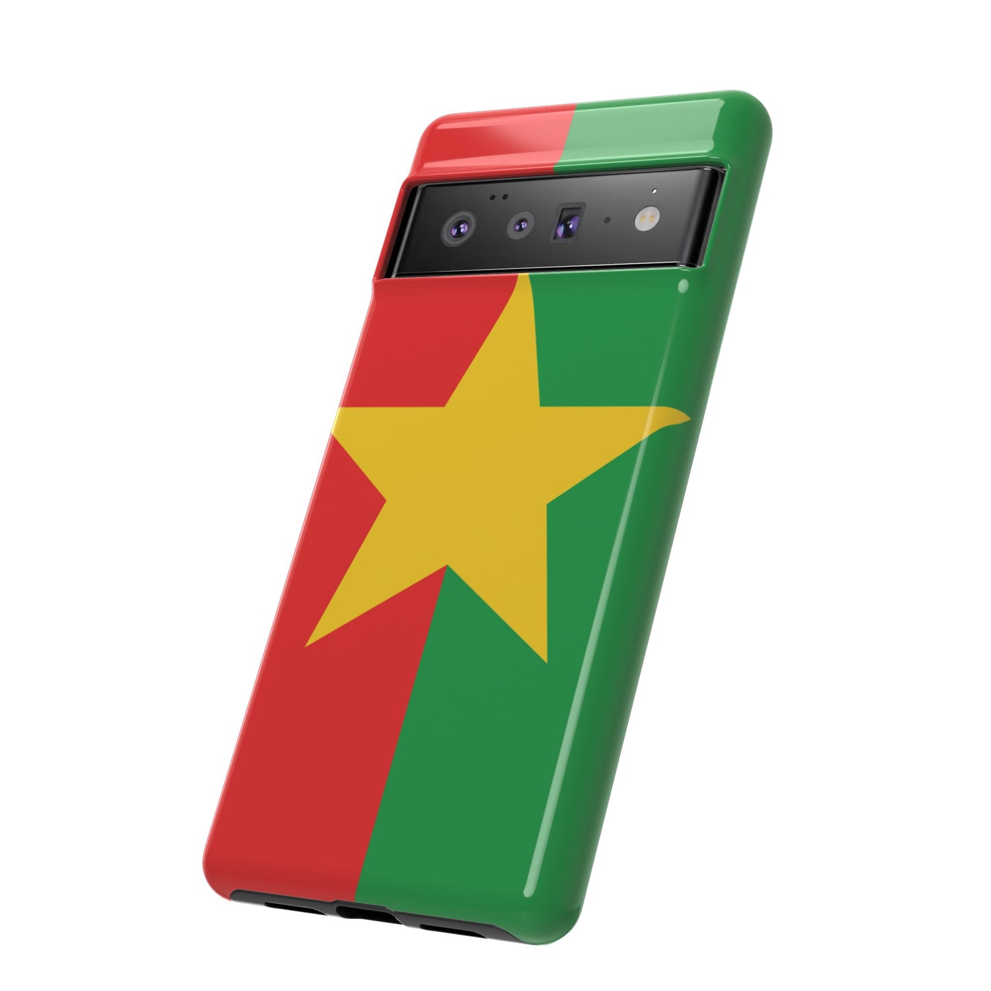 Burkina Faso Flag Phone Case | iPhone 15 Plus/ Pro, 14, 13, 12| Google Pixel 7, Pro, 5| Samsung Galaxy S23 All Major Phone Models