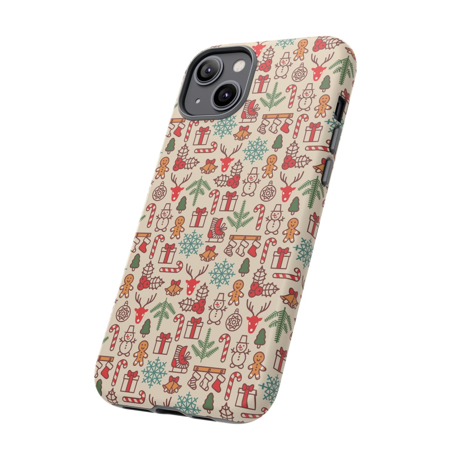 Collage Christmas Wallpaper Phone Case | iPhone 15 Plus/ Pro, 14, 13, 12| Google Pixel 7, Pro, 5| Samsung Galaxy S23 All Major Phone Models