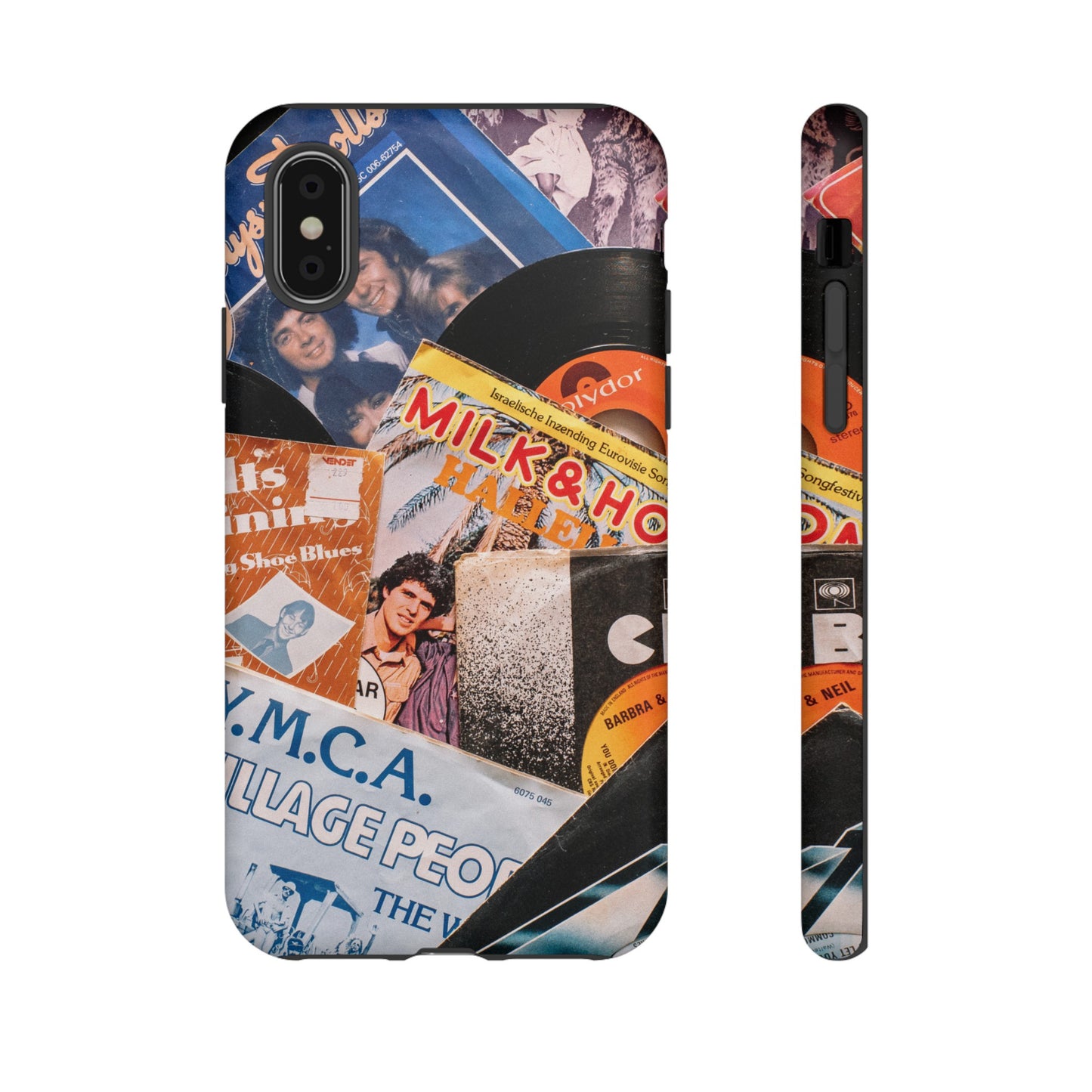 Retro Vinyl Wallpaper Phone Case | iPhone 15 Plus/ Pro, 14, 13, 12| Google Pixel 7, Pro, 5| Samsung Galaxy S23 All Major Phone Models