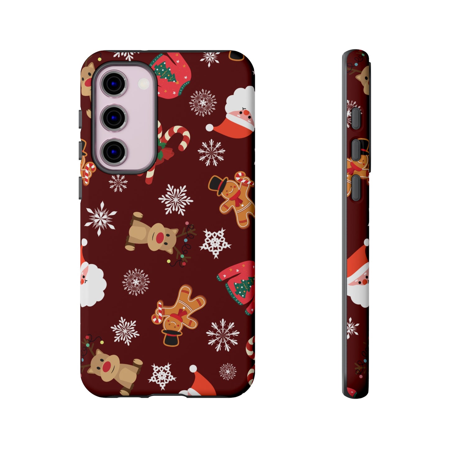 Festive Christmas Wallpaper Phone Case | iPhone 15 Plus/ Pro, 14, 13, 12| Google Pixel 7, Pro, 5| Samsung Galaxy S23 All Major Phone Models