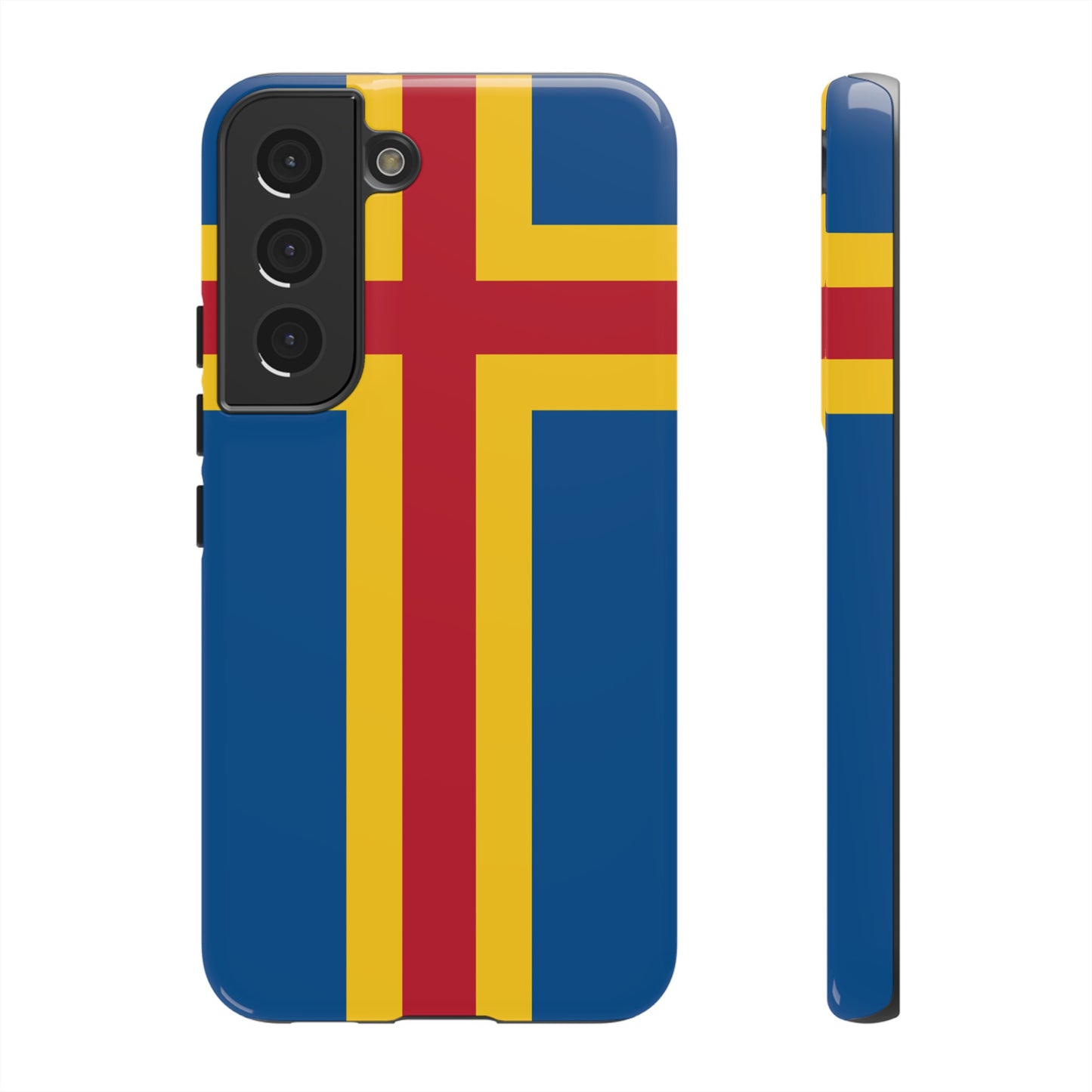 Aland Islands (Finland) Flag Phone Case | iPhone 15 Plus/ Pro, 14, 13, 12| Google Pixel 7, Pro, 5| Samsung Galaxy S23 All Major Phone Models