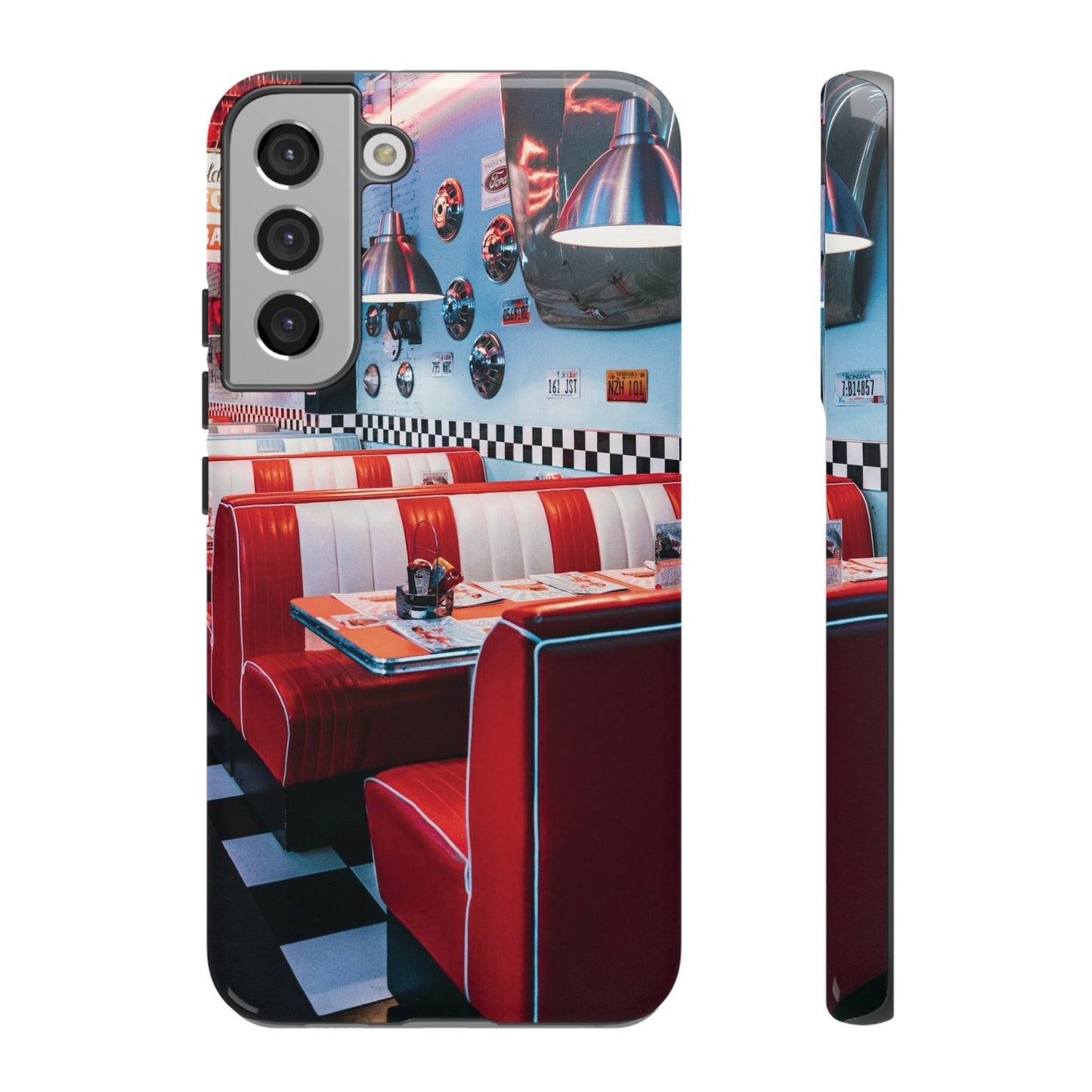 Diner Wallpaper Phone Case | iPhone 15 Plus/ Pro, 14, 13, 12| Google Pixel 7, Pro, 5| Samsung Galaxy S23 All Major Phone Models