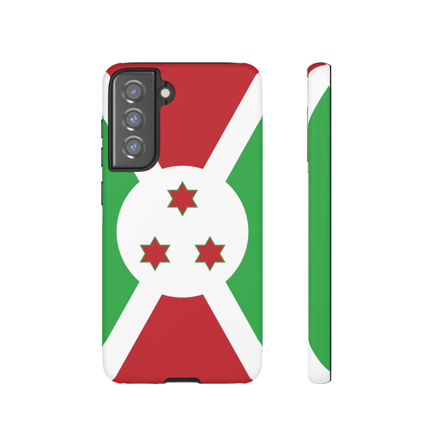 Burundi Flag Phone Case | iPhone 15 Plus/ Pro, 14, 13, 12| Google Pixel 7, Pro, 5| Samsung Galaxy S23 All Major Phone Models