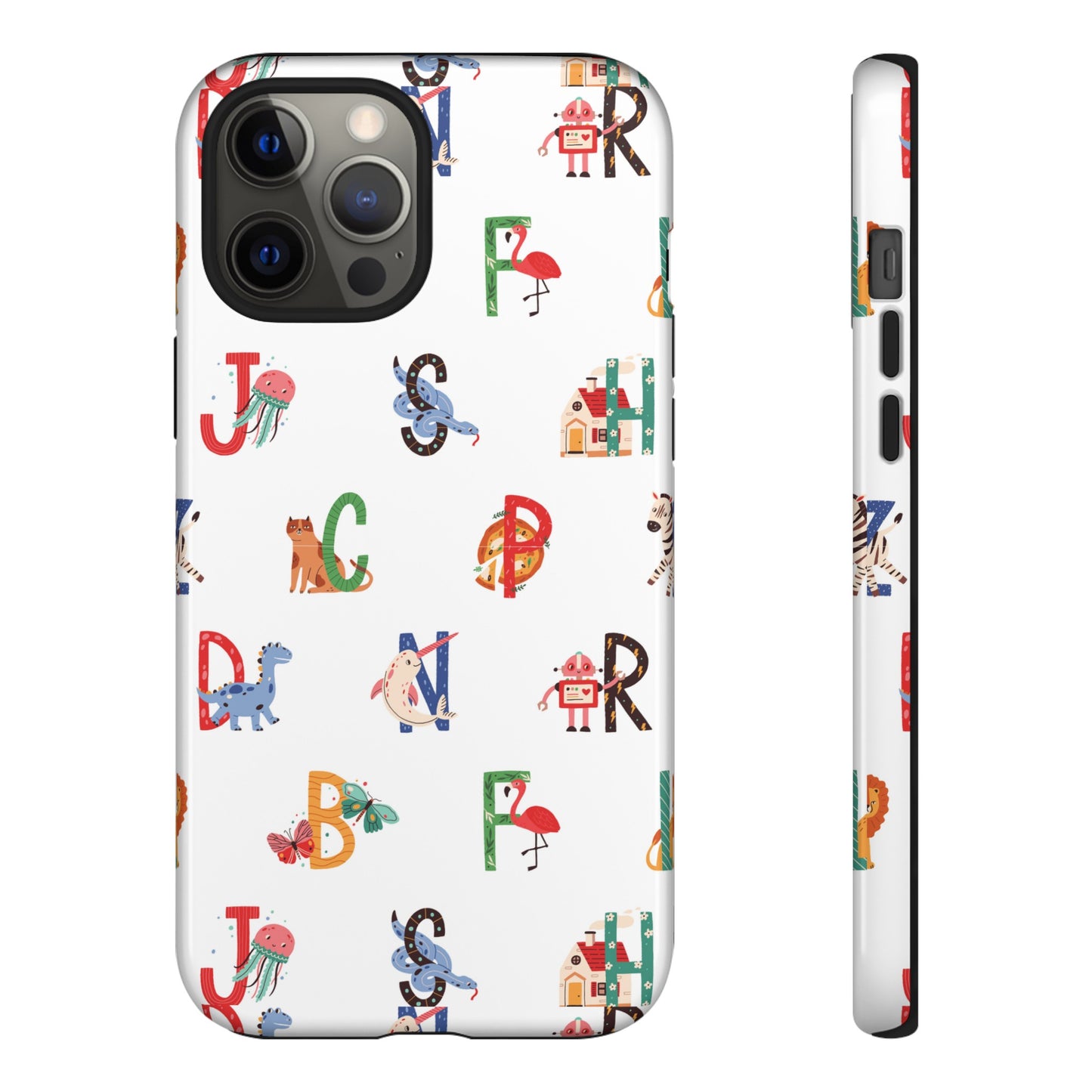 Alphabet Wallpaper Phone Case| iPhone 15 Plus/ Pro, 14, 13, 12| Google Pixel 7, Pro, 5| Samsung Galaxy S23 All Major Phone Models