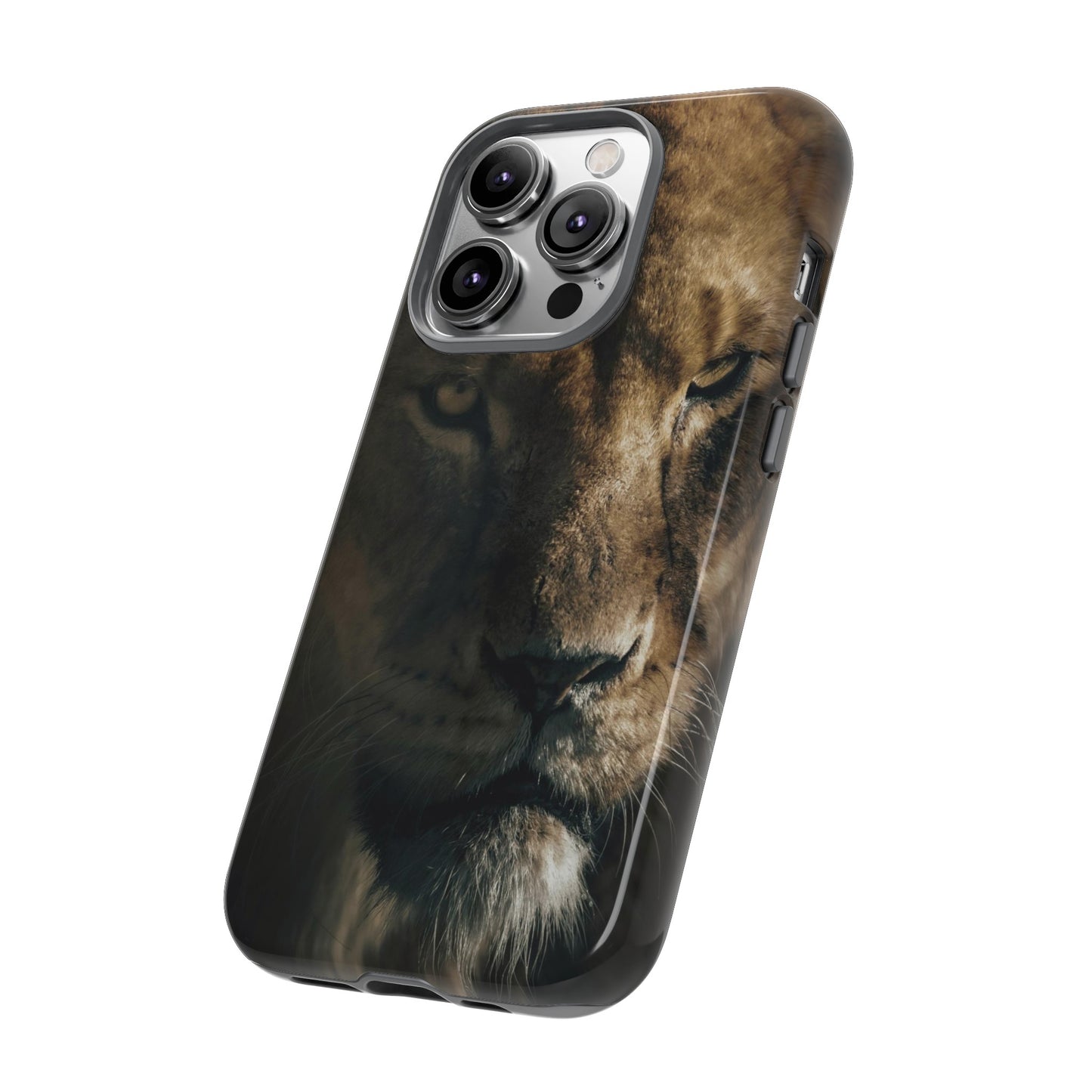 Lion Wallpaper Phone Case | iPhone 15 Plus/ Pro, 14, 13, 12| Google Pixel 7, Pro, 5| Samsung Galaxy S23 All Major Phone Models