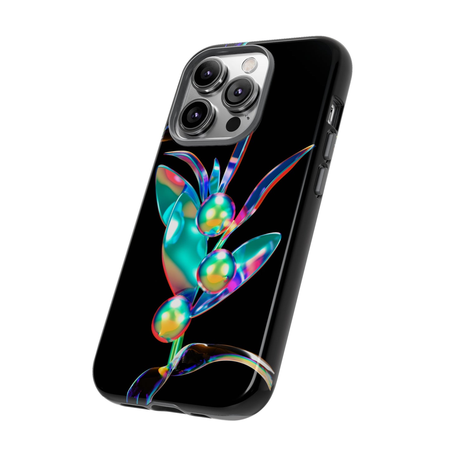 Psychedelic Flower Wallpaper Phone Case | iPhone 15 Plus/ Pro, 14, 13, 12| Google Pixel 7, Pro, 5| Samsung Galaxy S23 All Major Phone Models