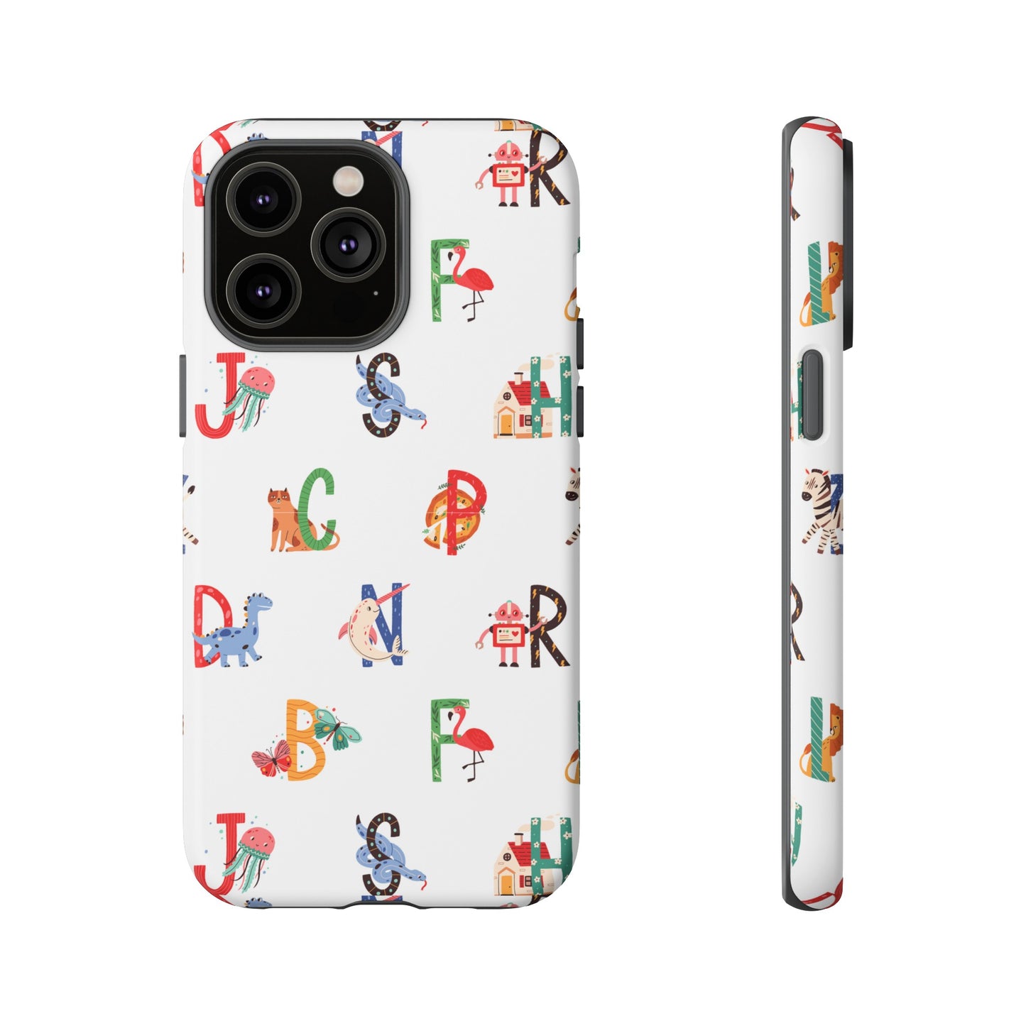 Alphabet Wallpaper Phone Case| iPhone 15 Plus/ Pro, 14, 13, 12| Google Pixel 7, Pro, 5| Samsung Galaxy S23 All Major Phone Models