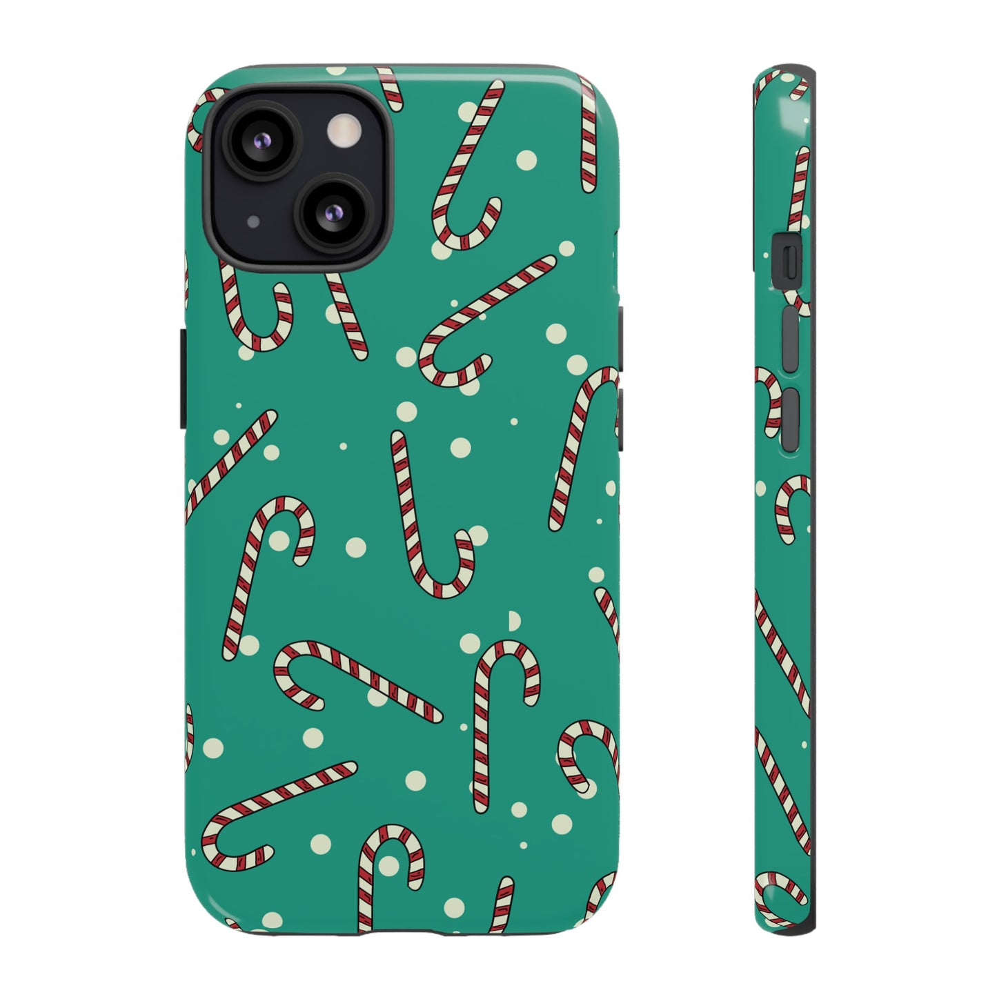 Candycane Wallpaper Phone Case | iPhone 15 Plus/ Pro, 14, 13, 12| Google Pixel 7, Pro, 5| Samsung Galaxy S23 All Major Phone Models