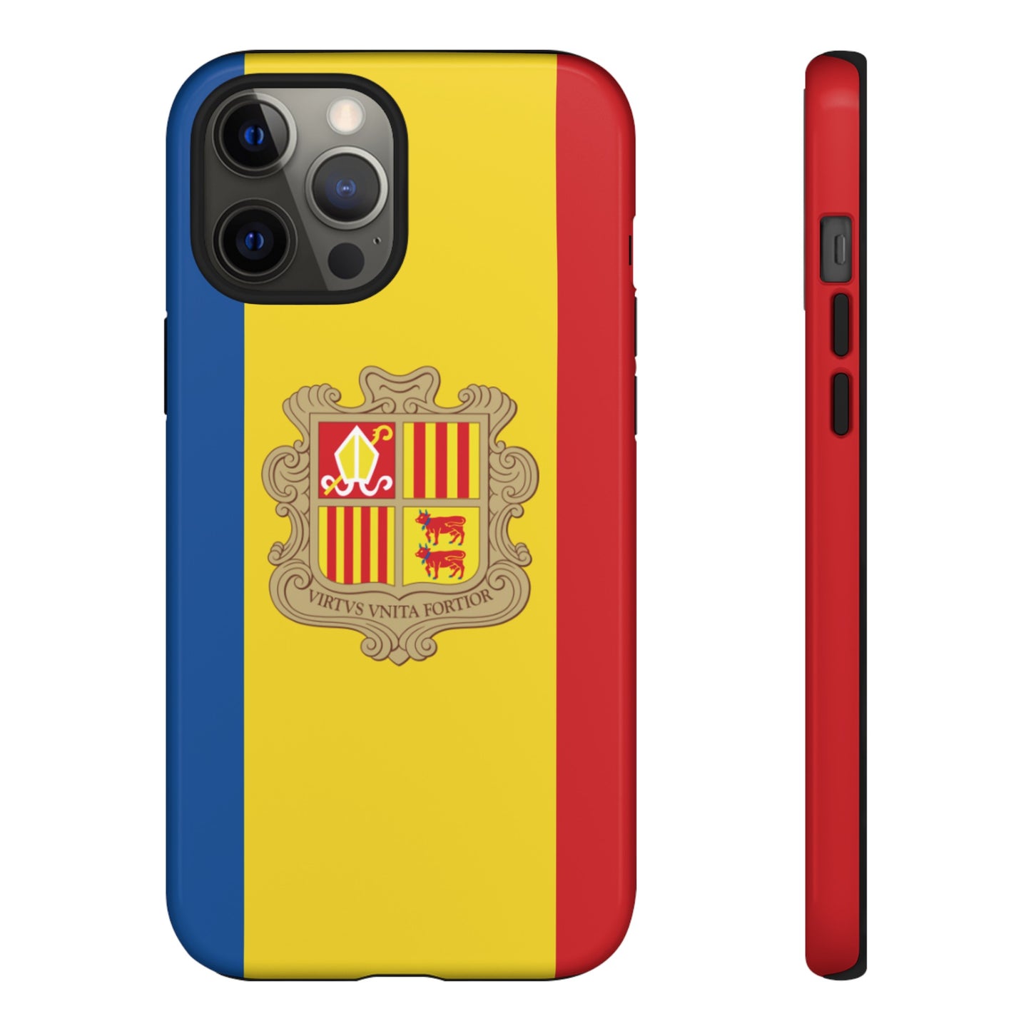 Andorra Flag Phone Case | iPhone 15 Plus/ Pro, 14, 13, 12| Google Pixel 7, Pro, 5| Samsung Galaxy S23 All Major Phone Models