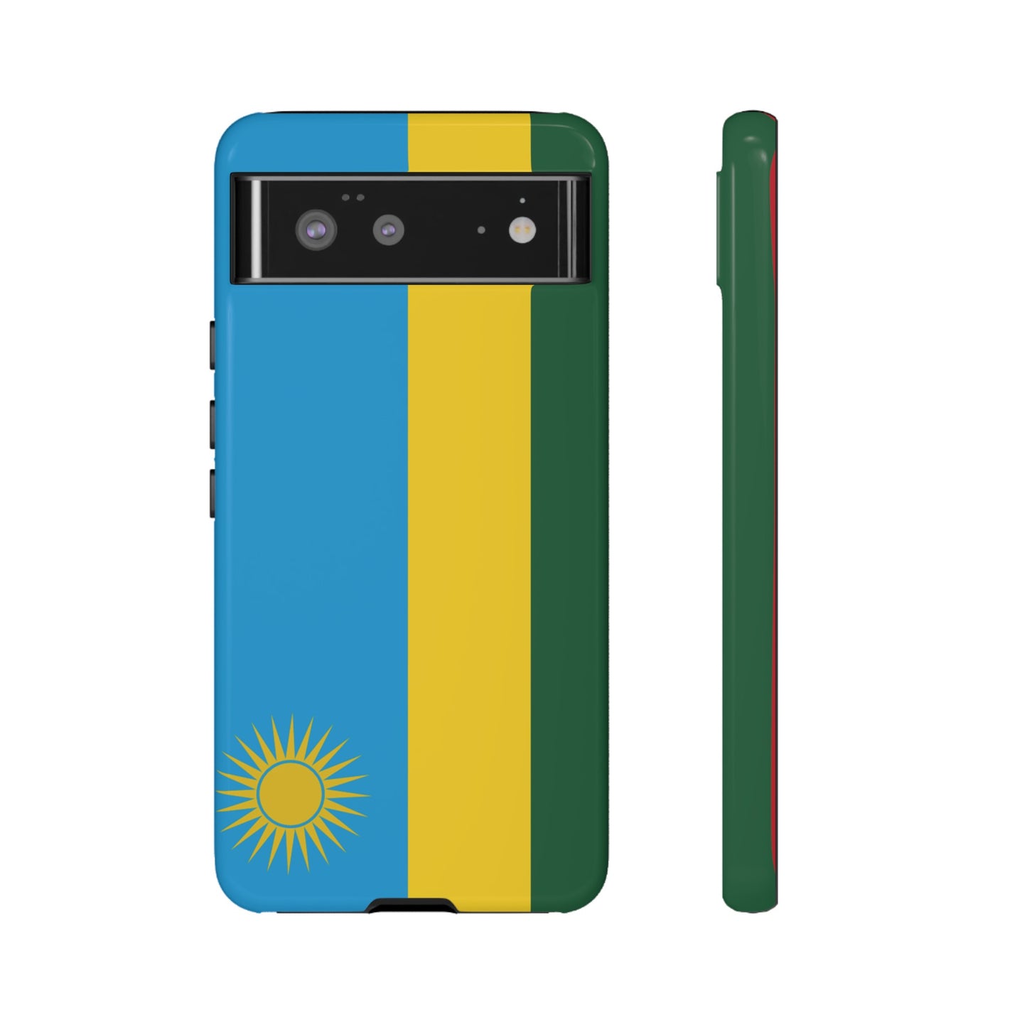 Rwanda Flag Phone Case | iPhone 15 Plus/ Pro, 14, 13, 12| Google Pixel 7, Pro, 5| Samsung Galaxy S23 All Major Phone Models